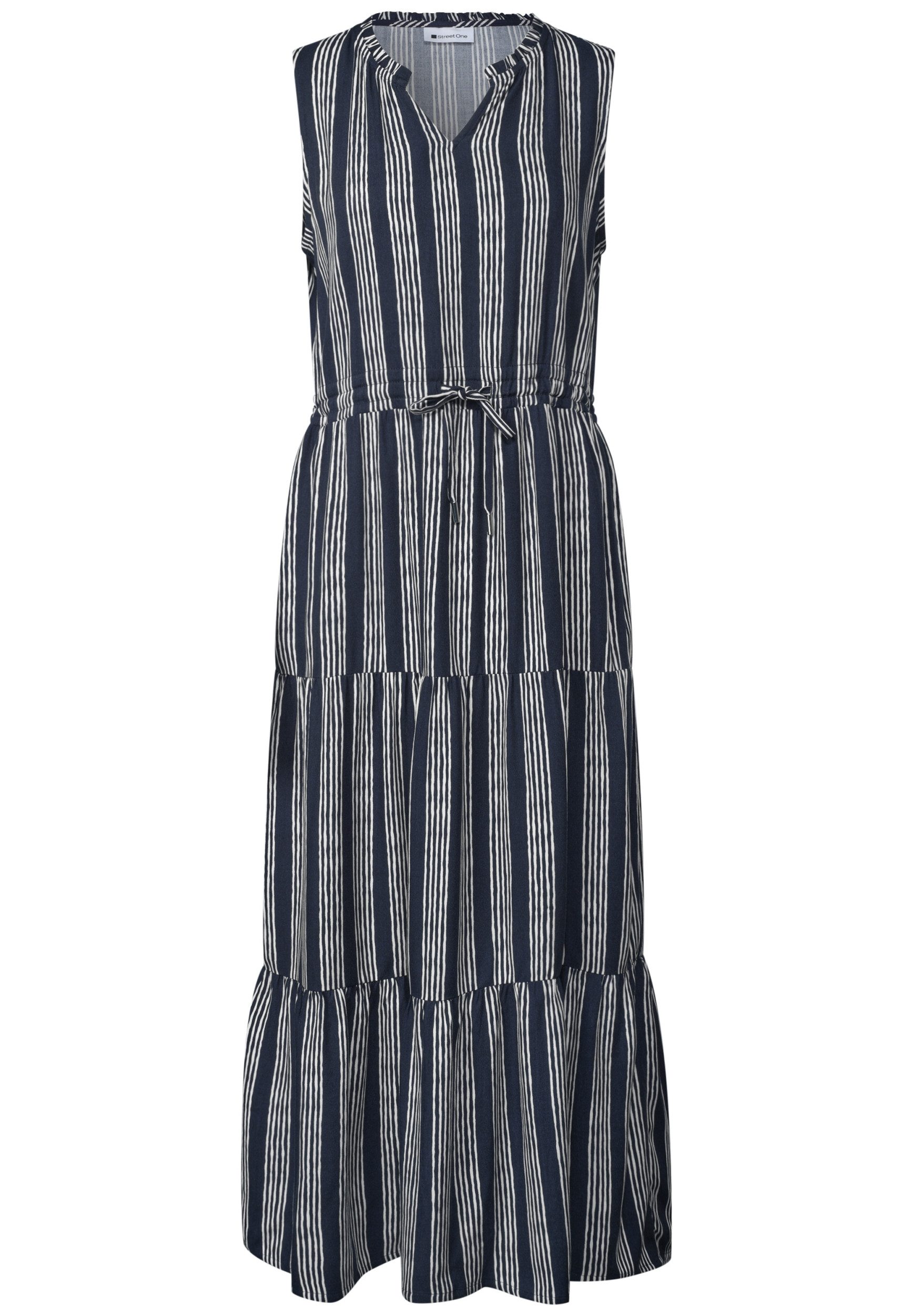 STREET ONE Sommerkleid Maxi Volant Dress_AOP