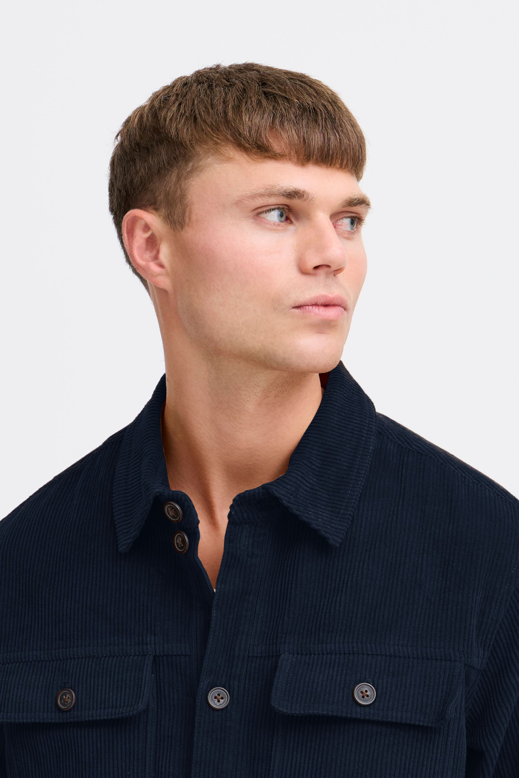 !Solid Langarmhemd SDNam stilvolles Hemd