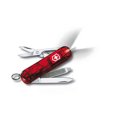 Victorinox Taschenmesser Victorinox Signature Lite, 58 mm, rot transparent