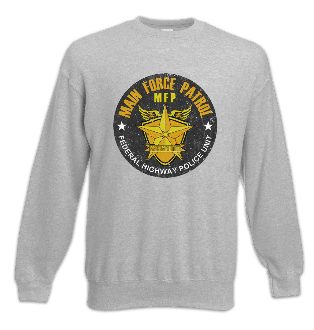 Sweatshirt Main Force Patrol Sweatshirt Mad Federal Highway Police Logo Movie Max