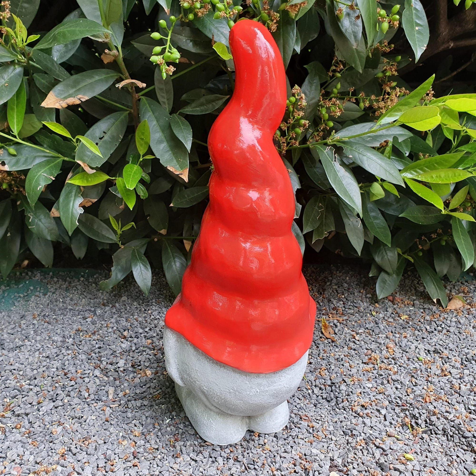 Gartendeko Aspinaworld mit cm Stehende Mütze Gartenfigur Figur roter wetterfeste Wichtel 41