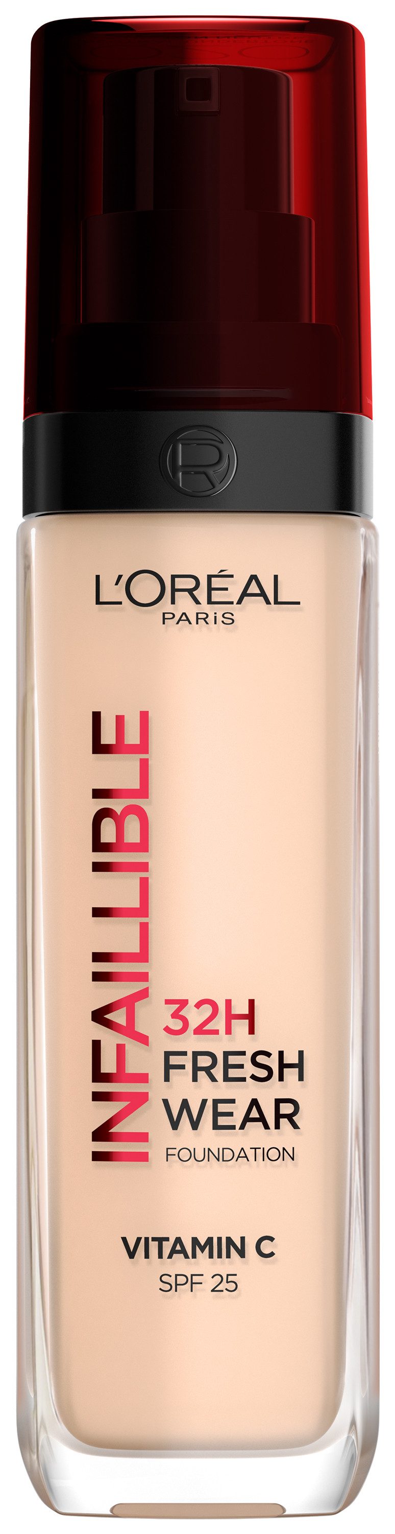 L'ORÉAL PARIS Foundation INFAILLIBLE 32H FRESH WEAR MAKE-UP FOUNDATION, wirkt bis zu 32 Stunden lang wie frisch aufgetragen