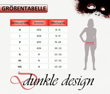 dunkle design Ballonrock A-Linie Rot Violett 51cm Bund aus Jersey