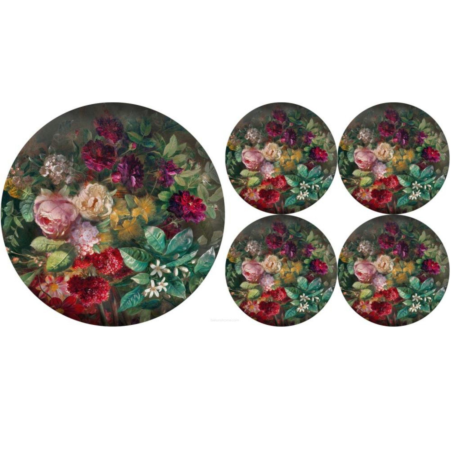 Bertoni Platzset, Set runde Tischuntersetzer 1+4 günstig online kaufen
