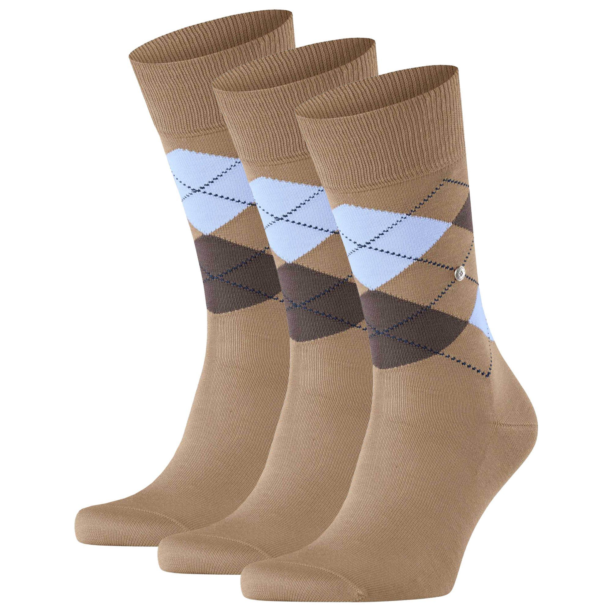 Kurzsocken Herren Socken 3er Pack Baumwolle Manchester