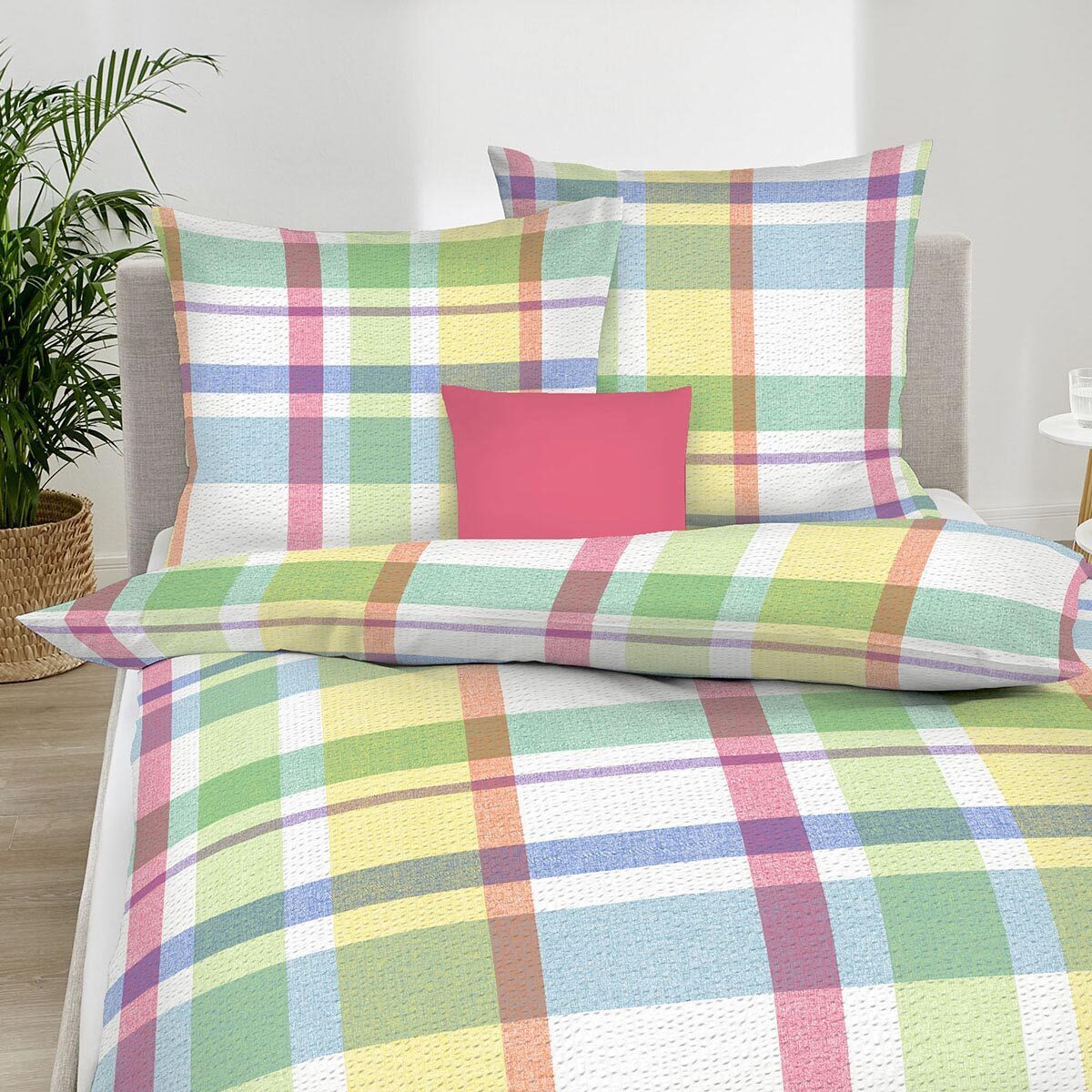 TRAUMSCHLAF Bettwäsche Madras, Seersucker, 2 teilig, klassische Seersucker günstig online kaufen