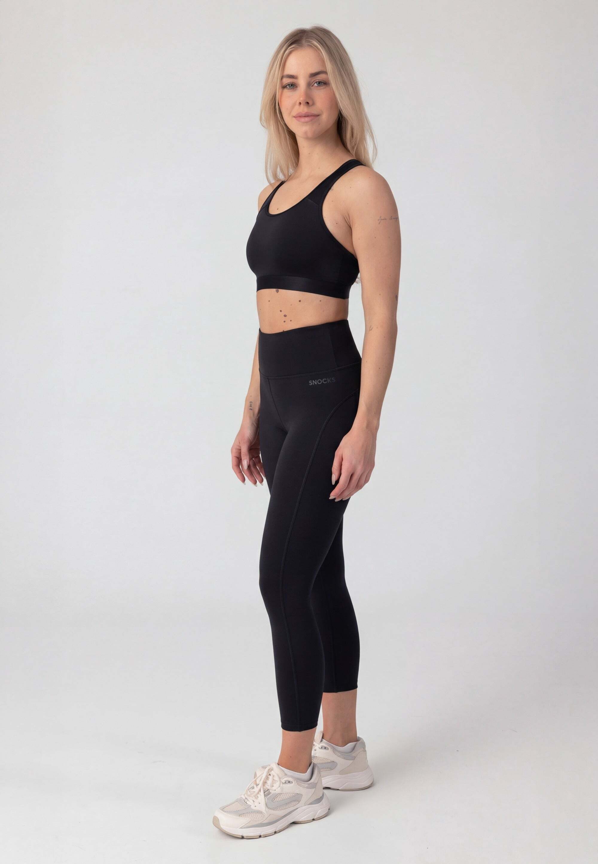 SNOCKS Highwaist Leggings Sport Leggings 7/8 Länge (1-tlg) mit elastischem Bund aus atmungsaktivem Material