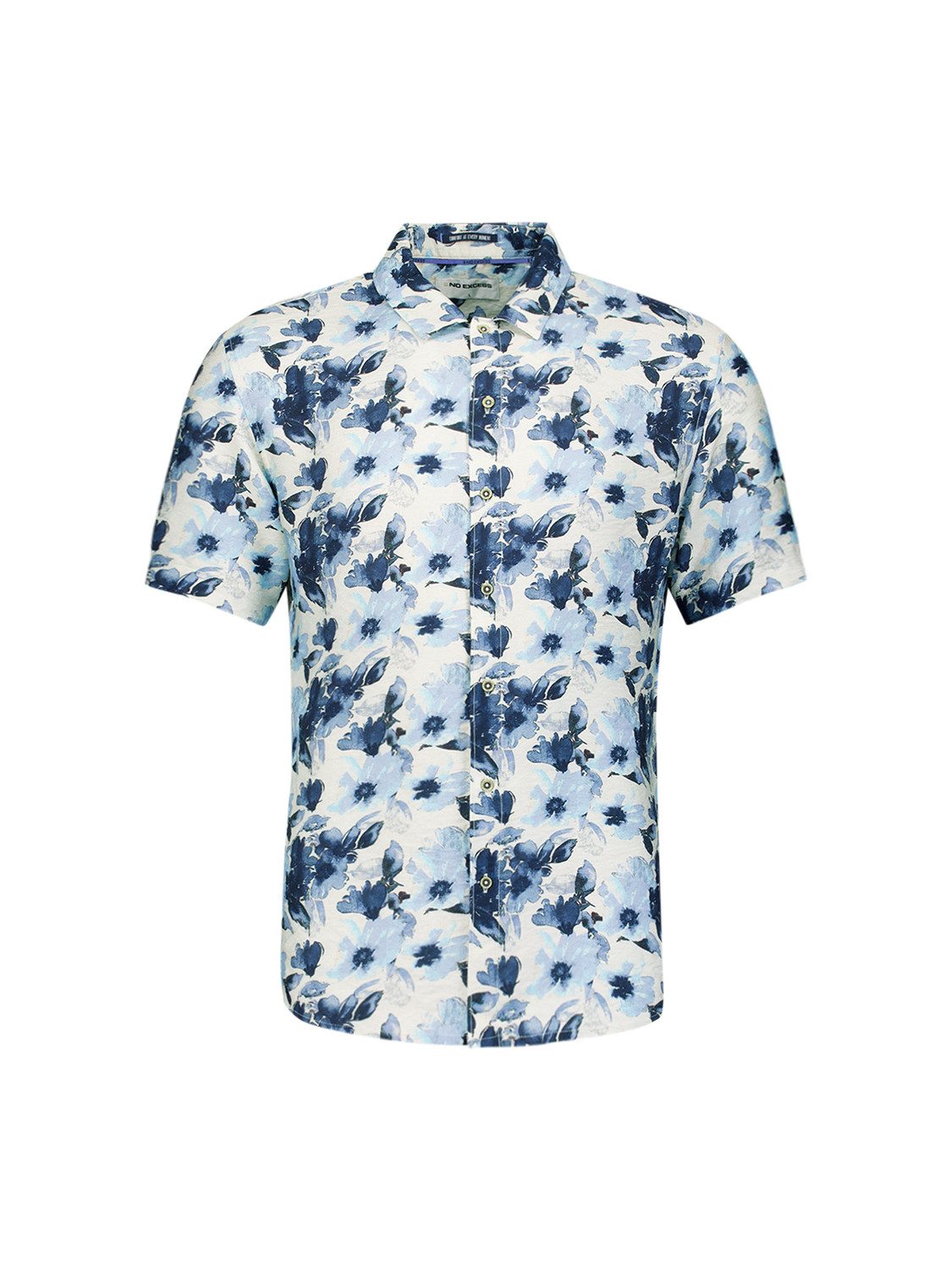 Kurzarmhemd Shirt Short Sleeve Stretch Allover - Kurzarmhemd - Hemd Herren - Somme