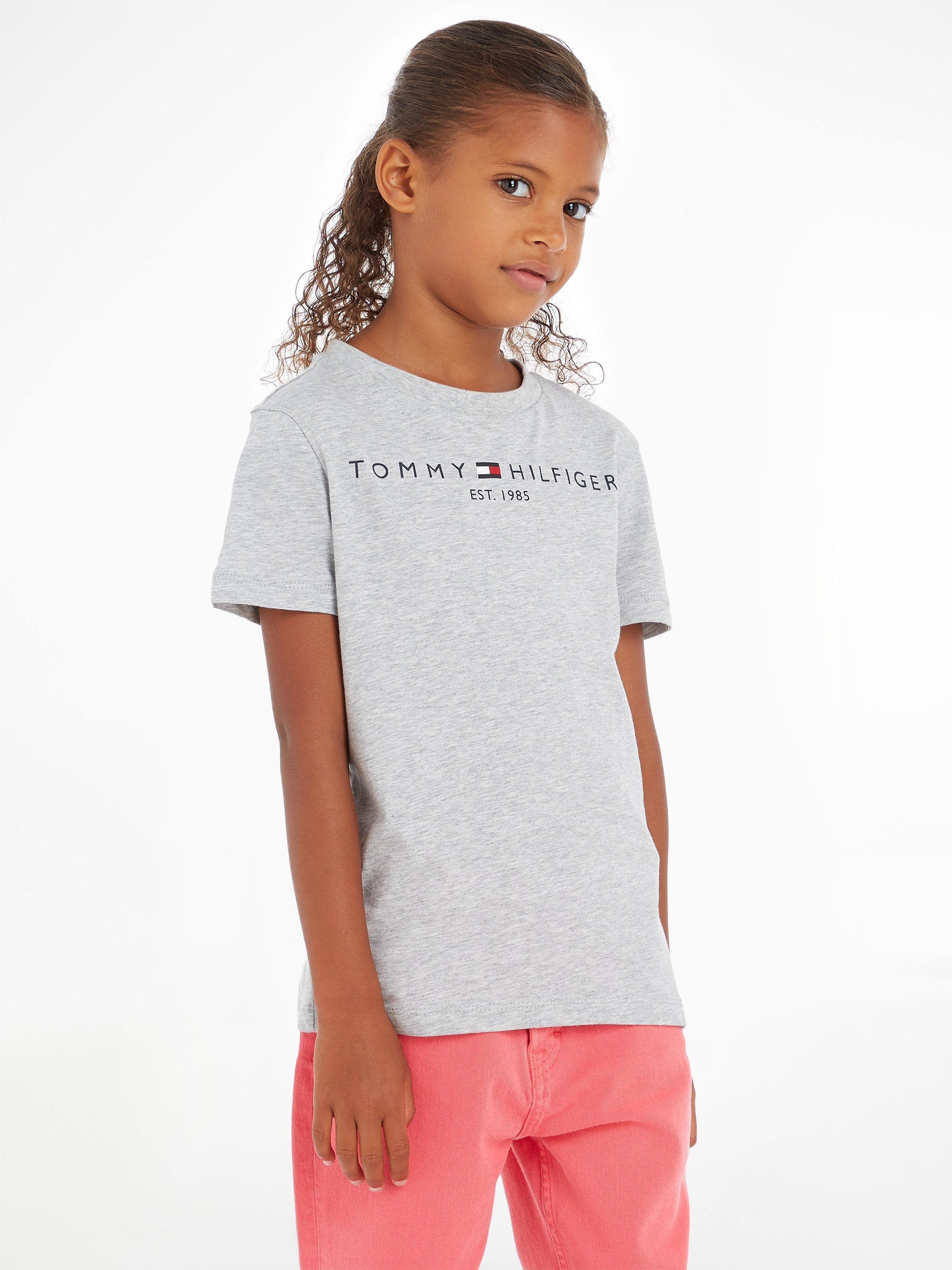 Tommy Hilfiger T-Shirt Junior Kinder Jungen und ESSENTIAL Kids MiniMe,für Mädchen TEE