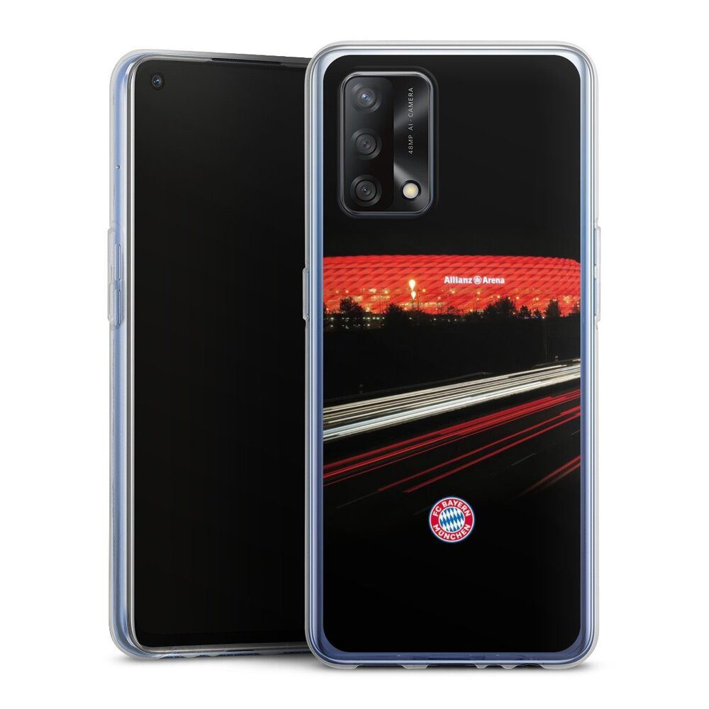DeinDesign Handyhülle FC Bayern München FCB Stadion FC Bayern München Allianz Arena, Oppo A74 Silikon Hülle Bumper Case Handy Schutzhülle Smartphone Cover