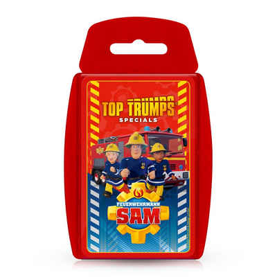Winning Moves Spiel, Quartett Top Trumps - Feuerwehrmann Sam