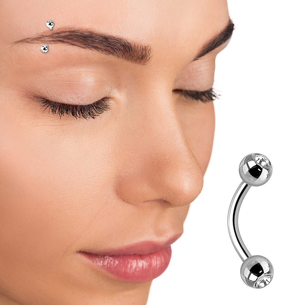 Taffstyle Augenbrauenpiercing Augenbrauenpiercing aus Titan mit günstig online kaufen