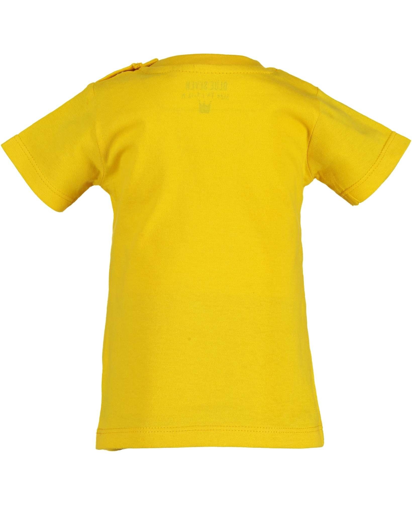 Seven aus bedruckt Jungen Frontprint T-Shirt mit Baby Seven T-Shirt "Beach" reiner Baumwolle, (1-tlg) Blue Blue