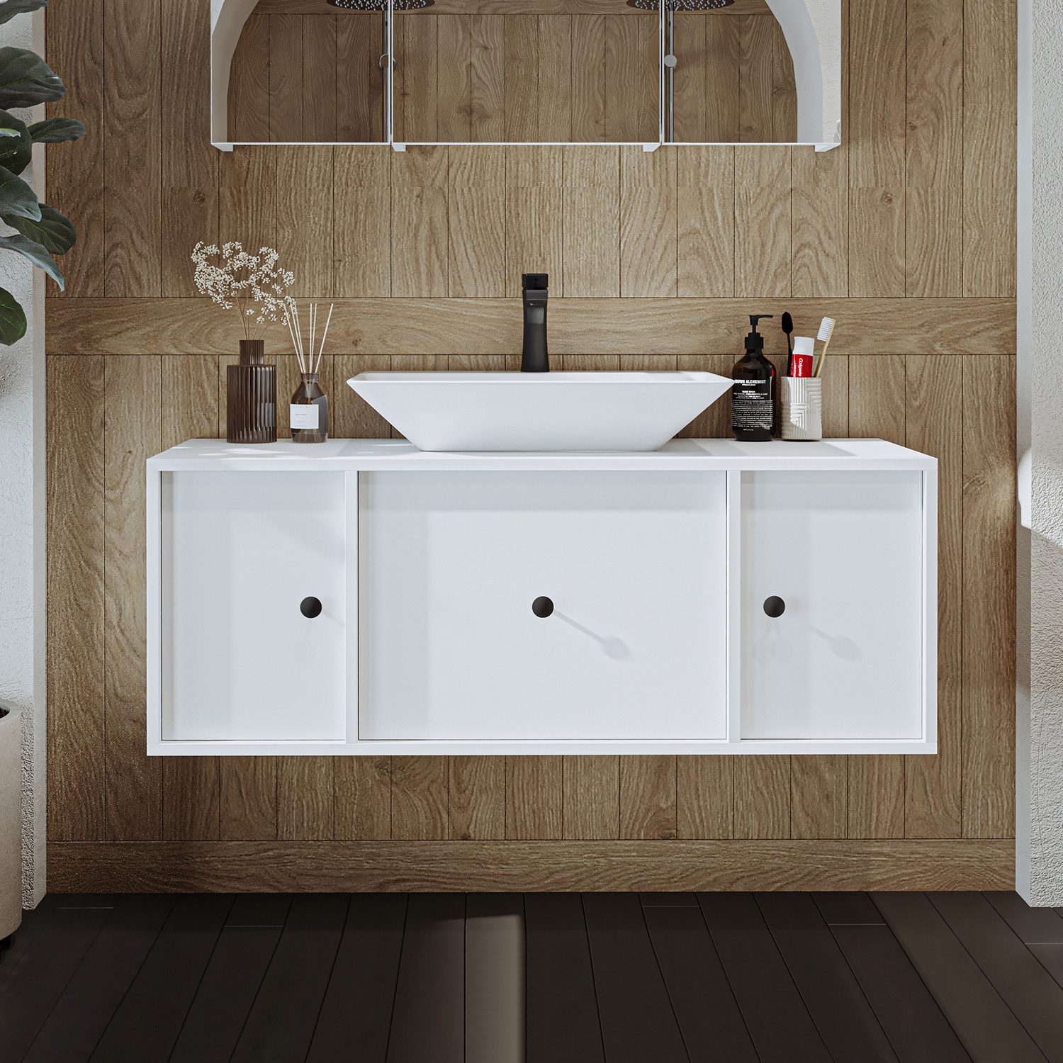 Roomart Badmöbel-Set GUSTO-ATL 120 cm, (Komplett-Set, günstig online kaufen