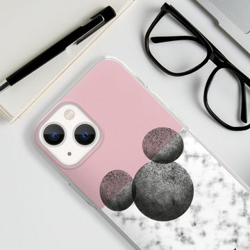 DeinDesign Handyhülle Disney Marmor Minnie Mouse Mickey Mouse Marmor, Apple iPhone 13 Mini Silikon Hülle Bumper Case Handy Schutzhülle