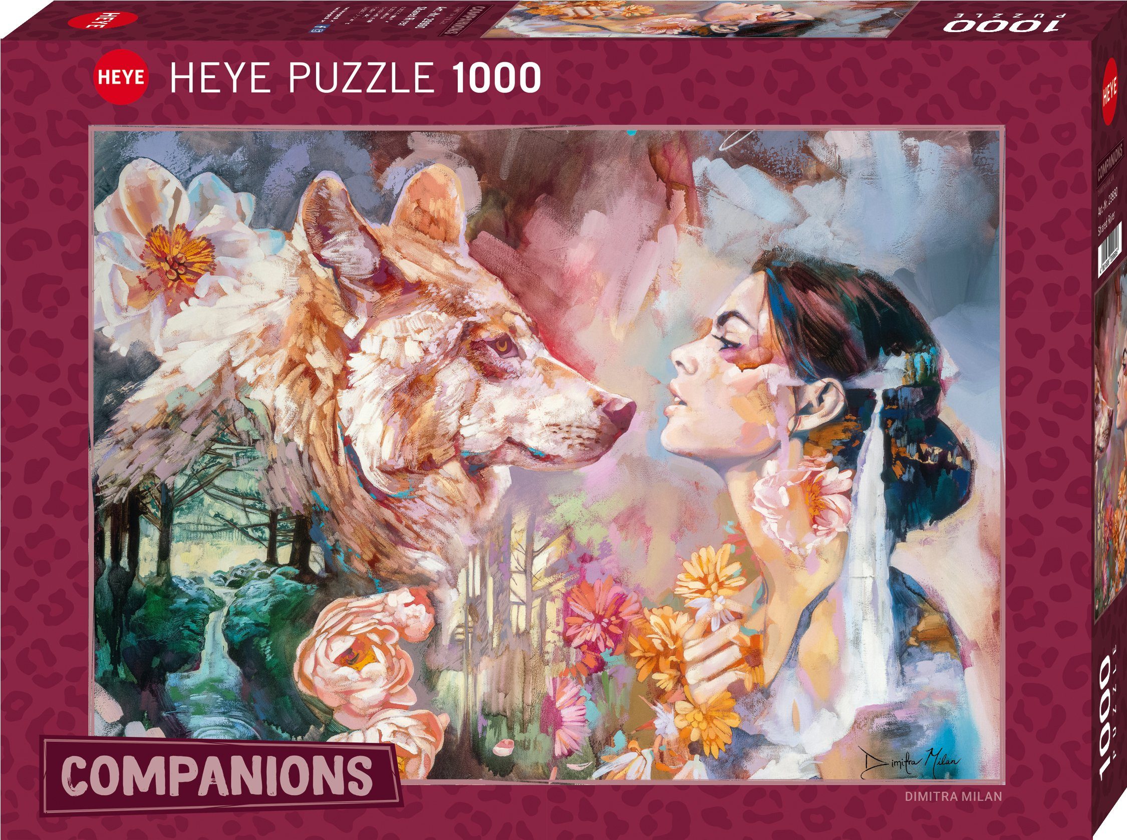 HEYE Puzzle Shared River / Companions, 1000 Puzzleteile, Made in Germany
