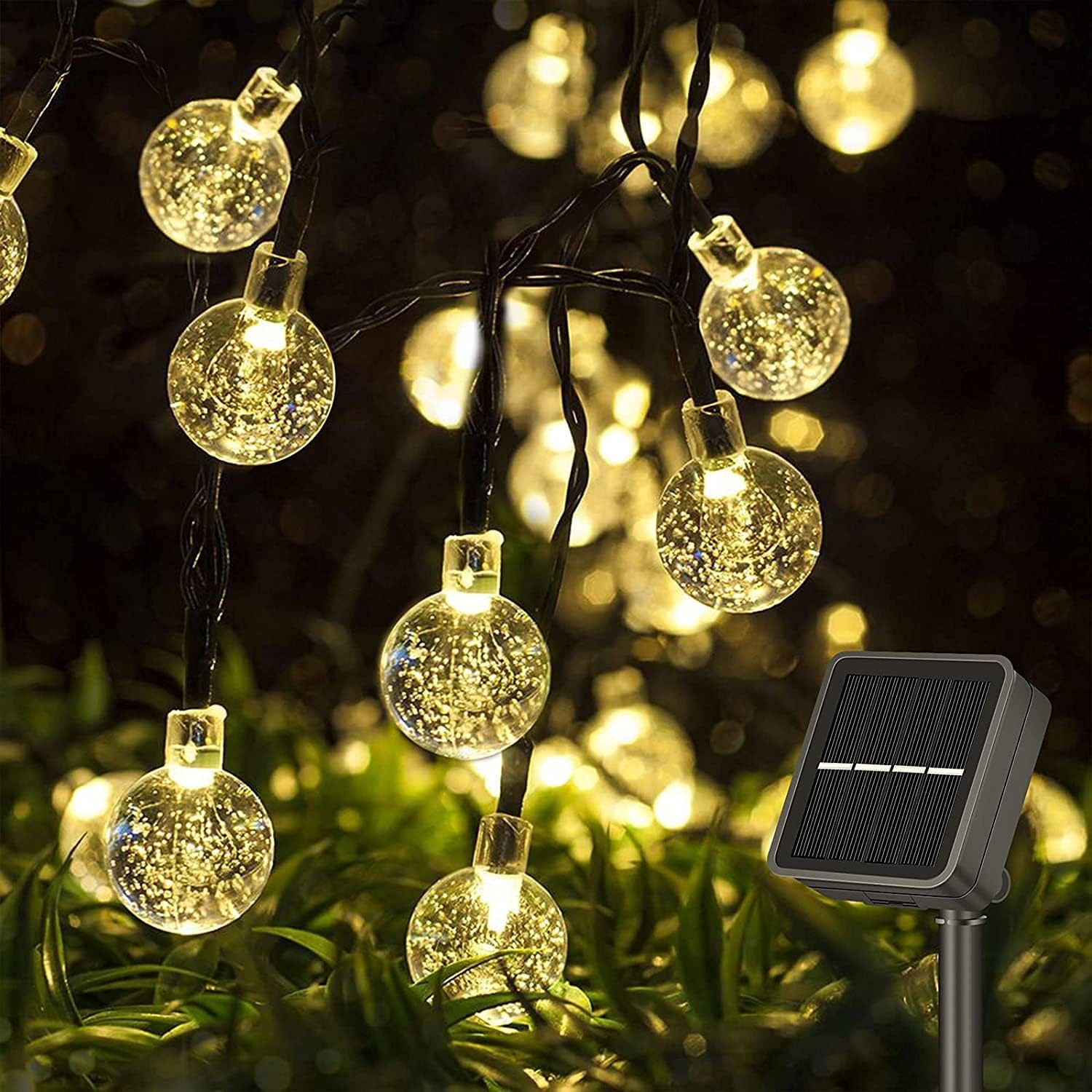 Tukrool LED-Lichterkette Solar-Lichterkette für den Außenbereich, günstig online kaufen