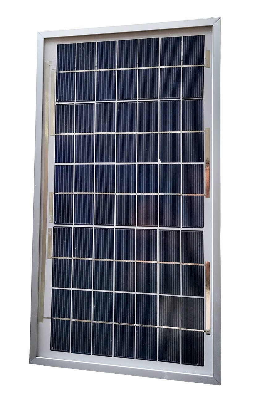 Sunset Solarmodul SM 45 /30 /10 Watt, 12 V, monokristallin, für Fahrzeug/Boot/Gartenhaus, 10 W, „Made in Germany“ nach ISO 14001 zertifiziertem Umweltmanagement
