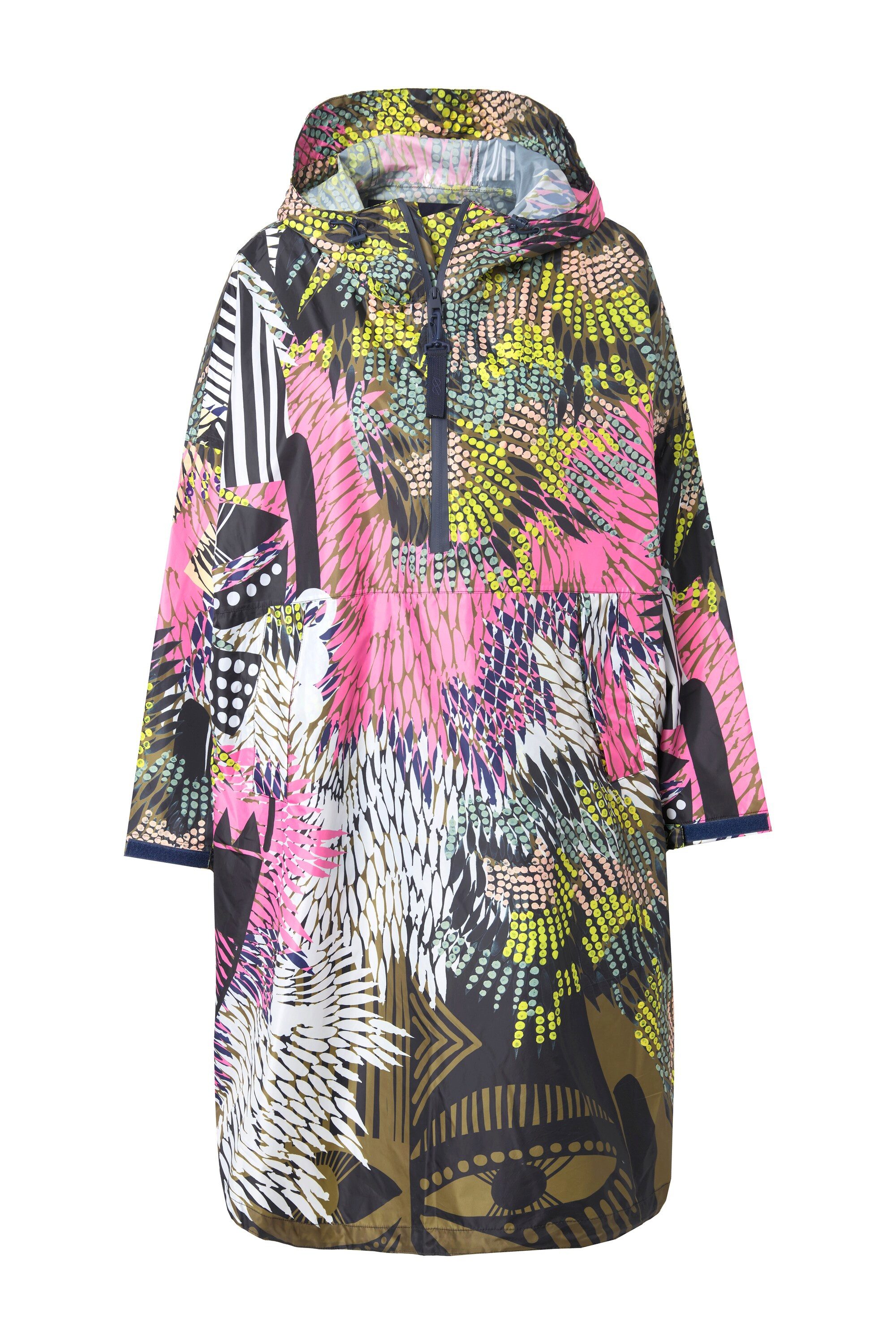 Laurasøn Funktionsjacke Funktions-Regencape Unisex Print Kapuze günstig online kaufen