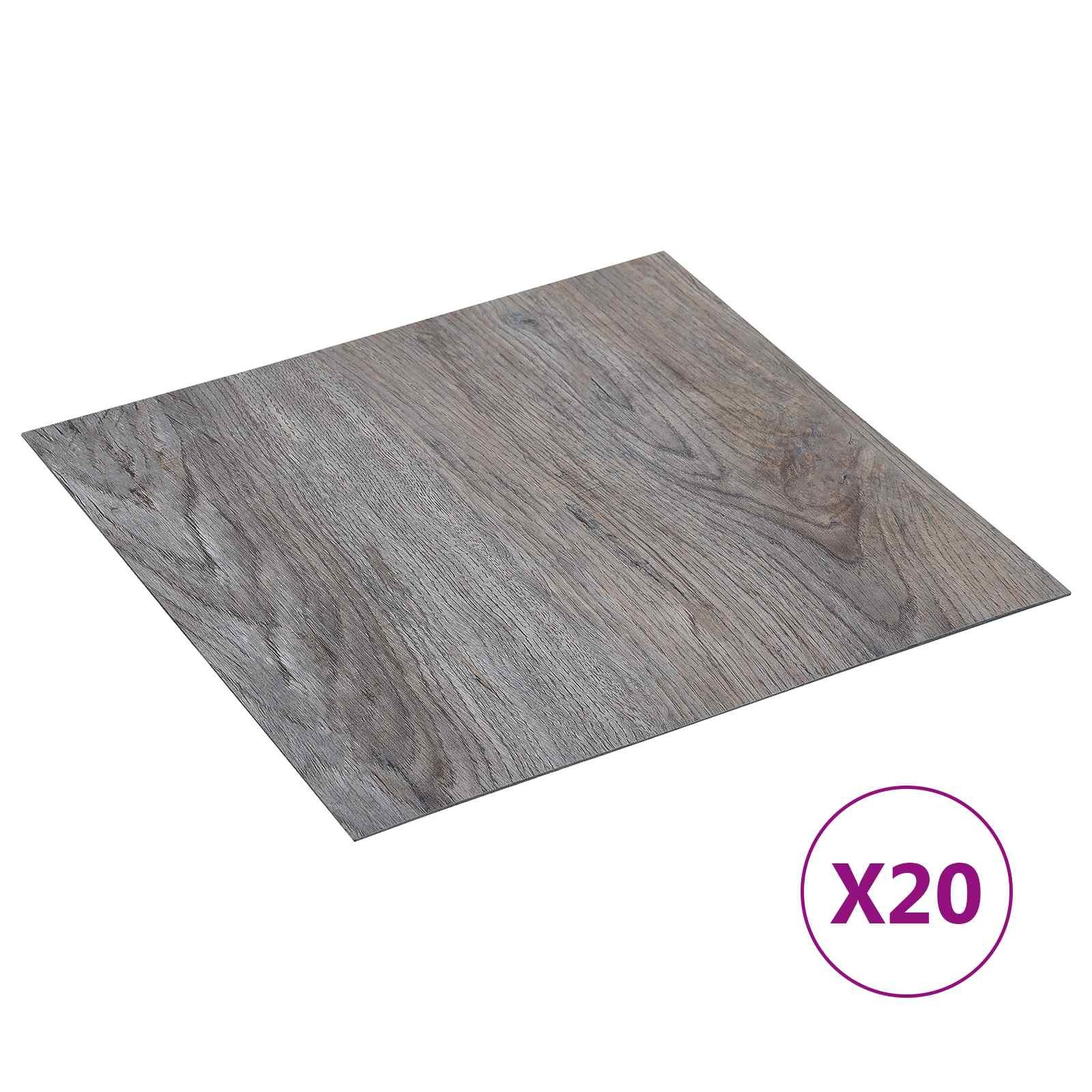 vidaXL Vinyllaminat 30,5 x 30,5 cm Vinyllaminat selbstklebend Laminatboden Bodenbelag 20 S
