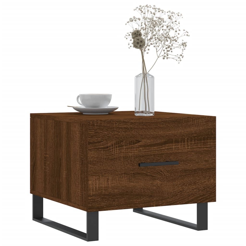 vidaXL Couchtisch Couchtisch Braun Eichen-Optik 50x50x40 günstig online kaufen