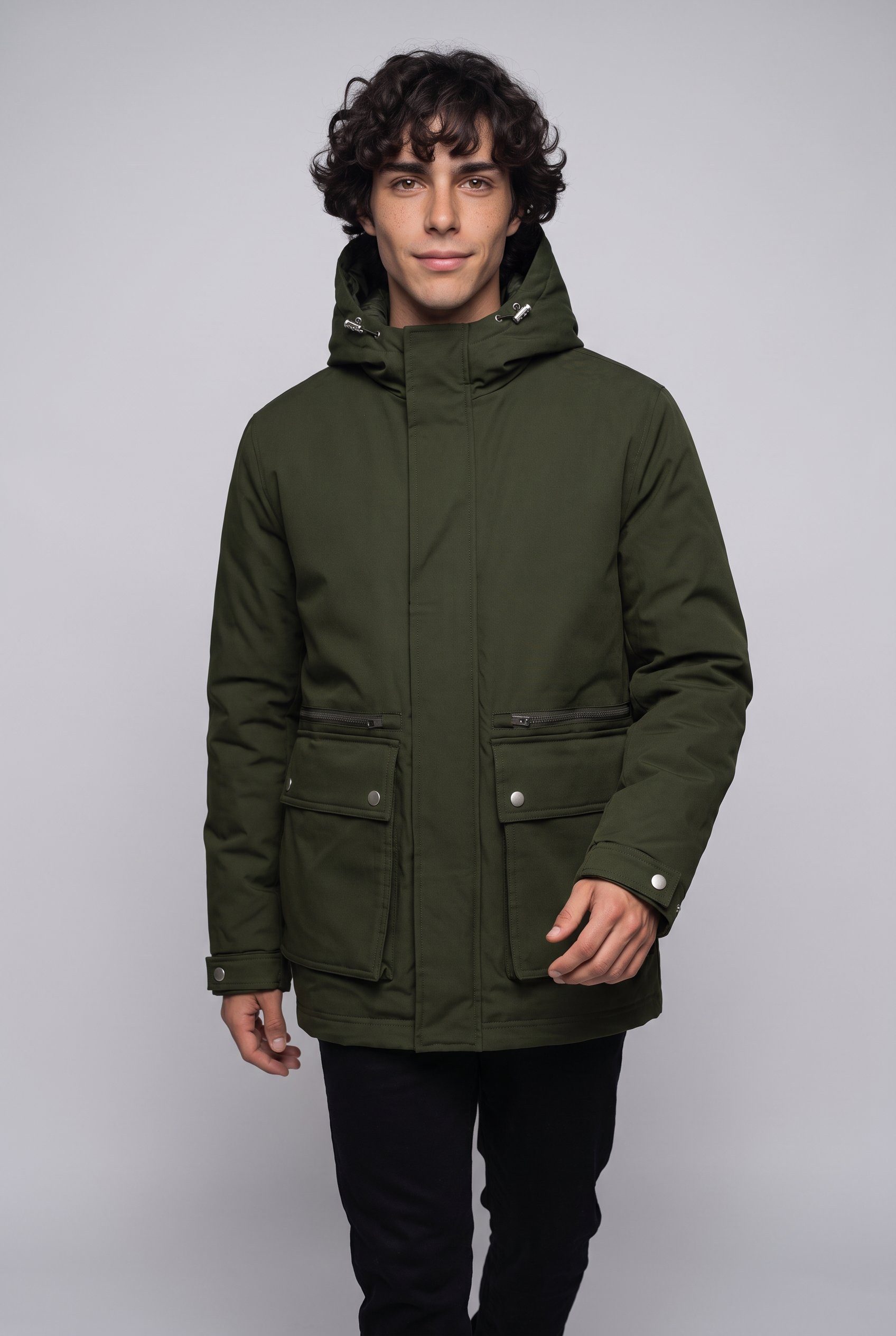 Jack & Jones Parka JJEWOLF PARKA JACKET NOOS Kunstfaser, regular fit