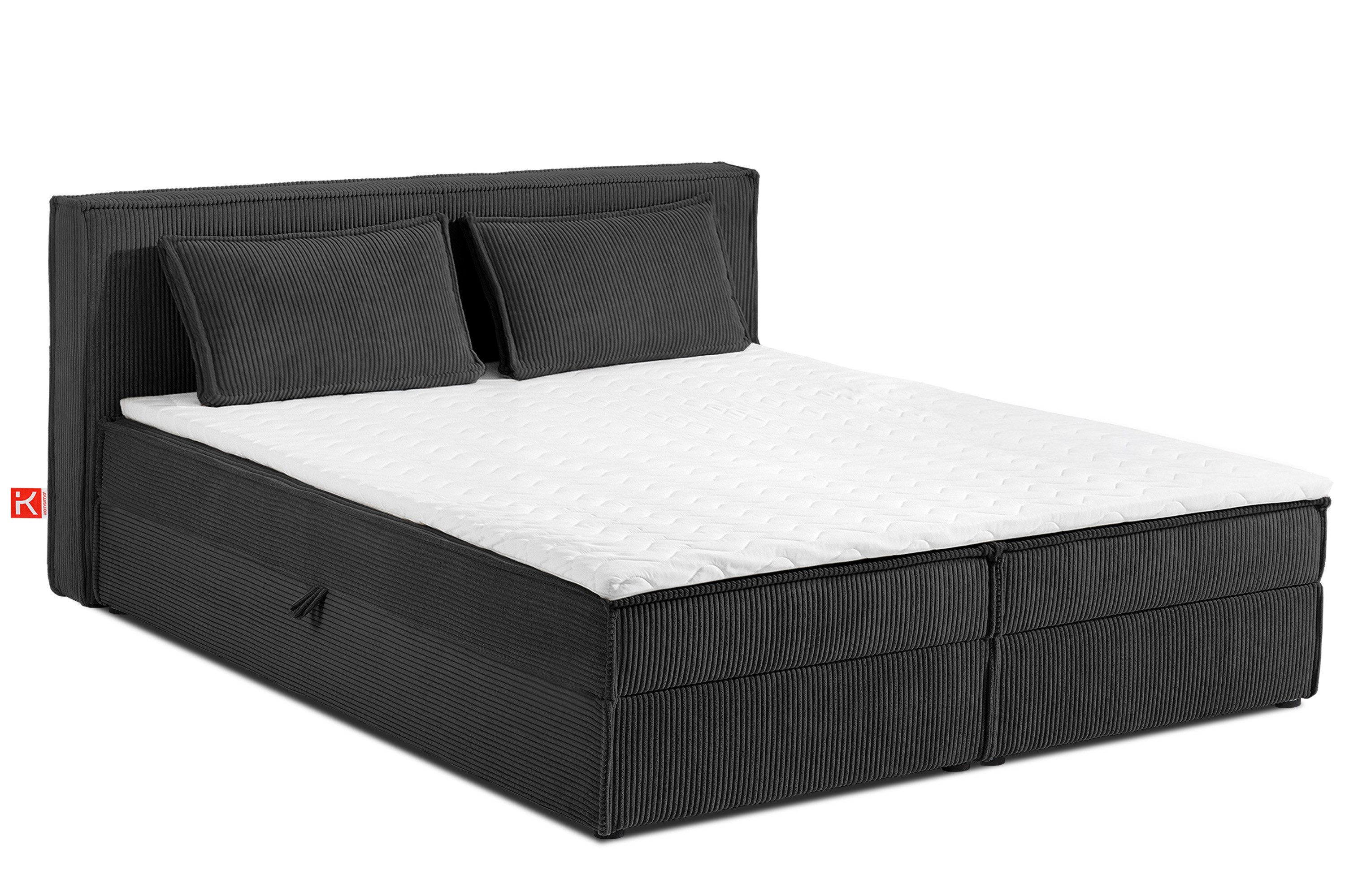 KONSIMO® Boxspringbett ROTI Polsterbett, inkl. Matratze günstig online kaufen