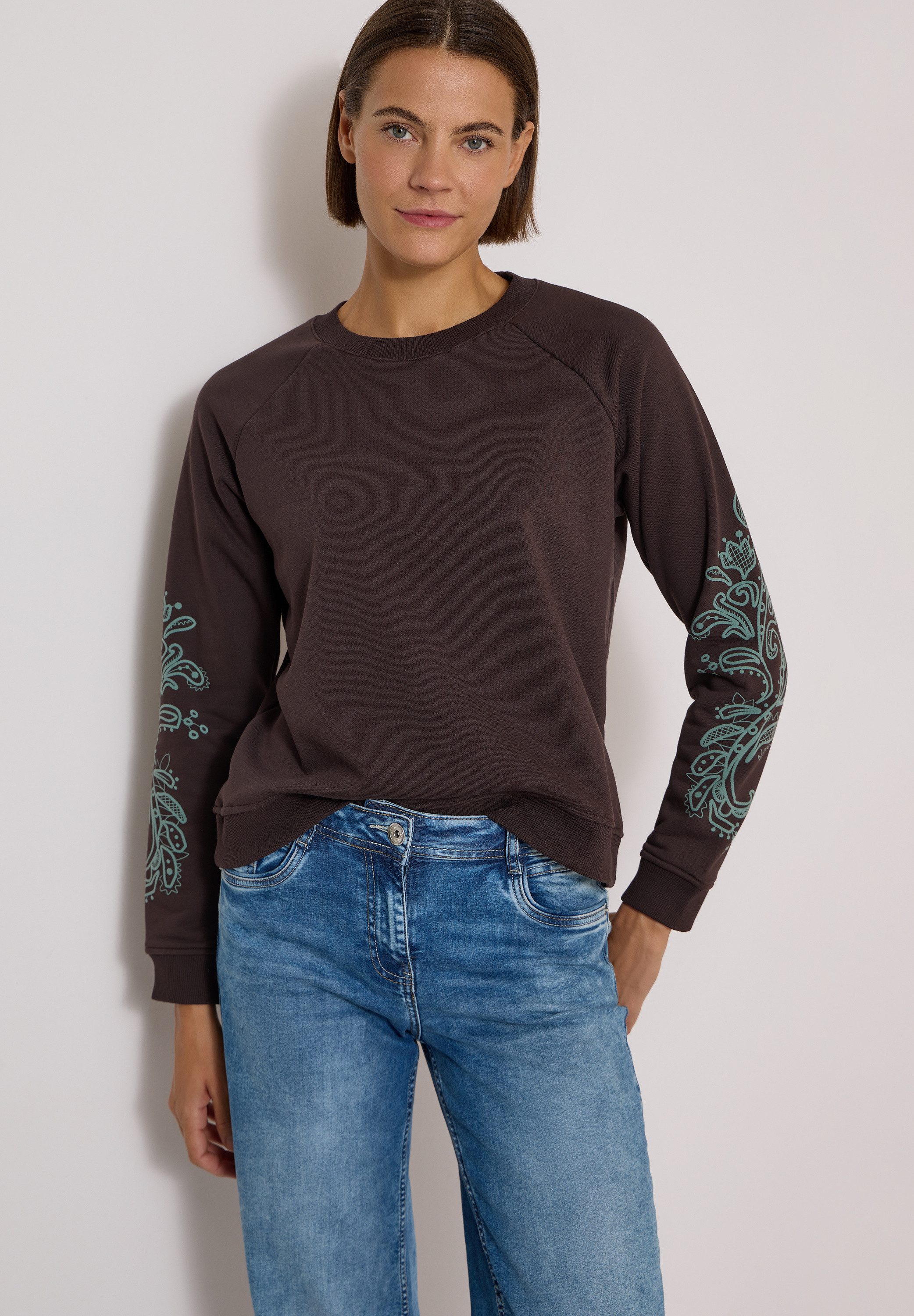 CECIL Sweatshirt mit Rundhalsausschnitt