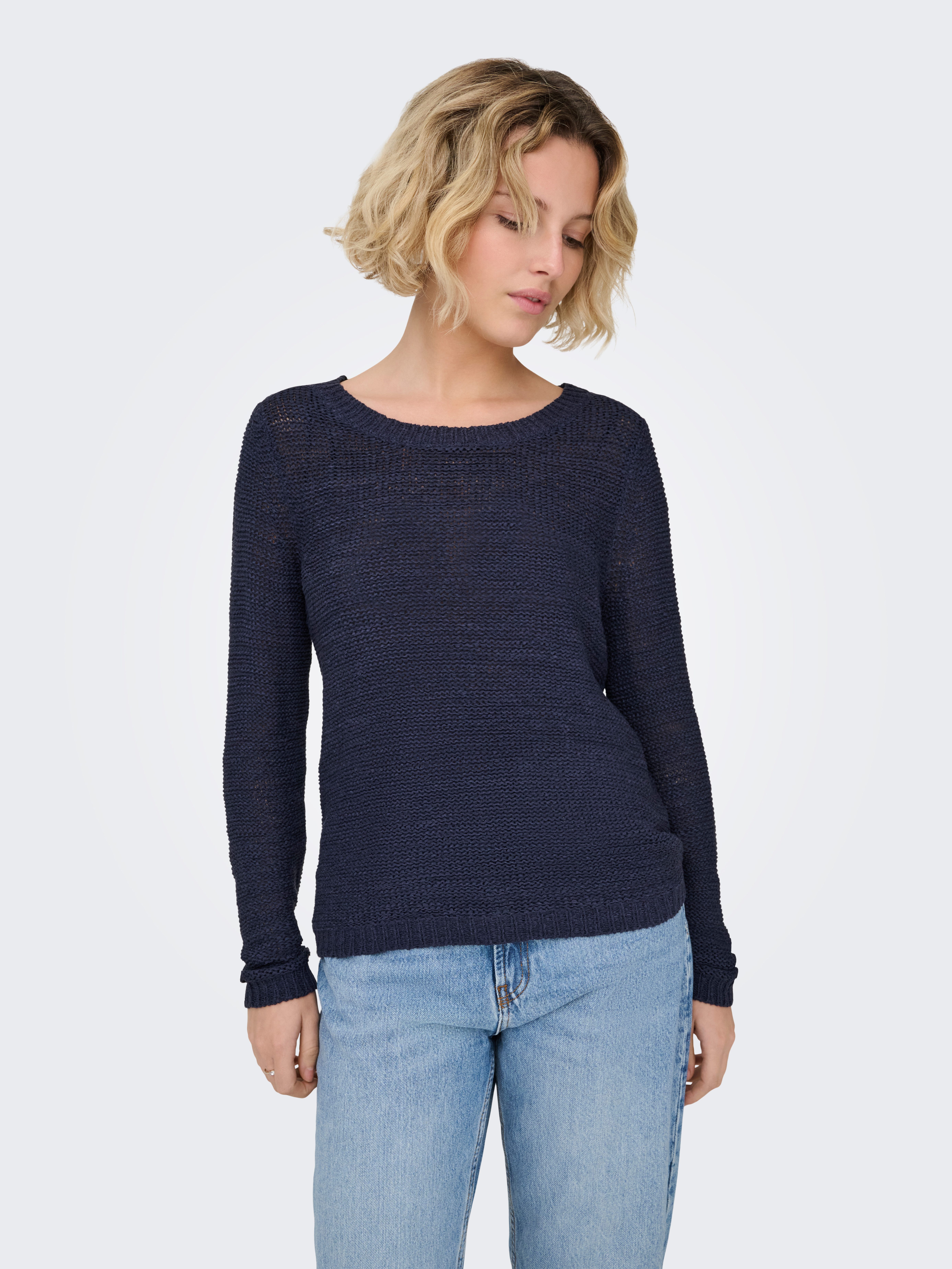 ONLY Strickpullover ONLGEENA XO L/S PULLOVER KNT NOOS