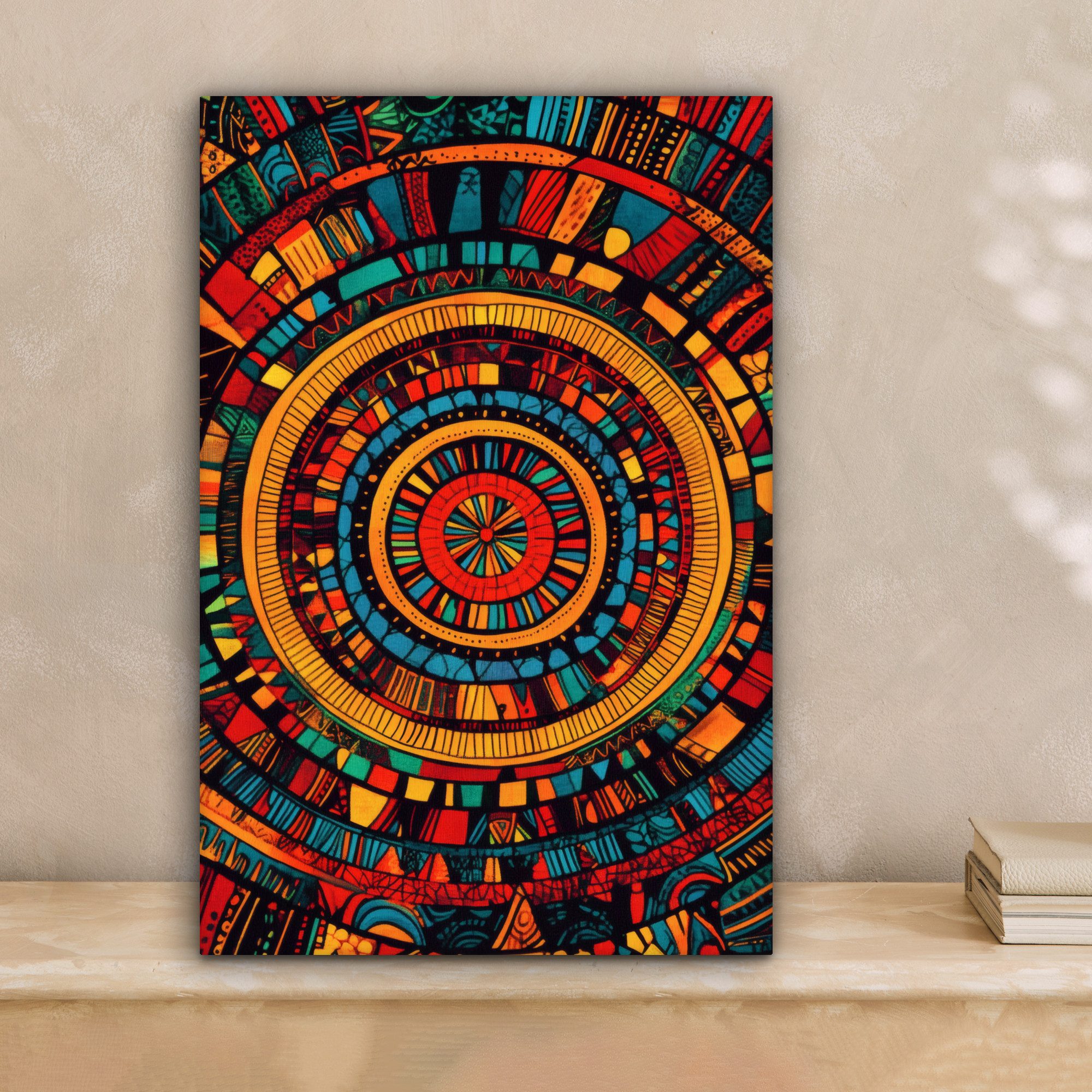 OneMillionCanvasses® Leinwandbild Mandala - Kreise - Muster, Fotodruck (1 S günstig online kaufen