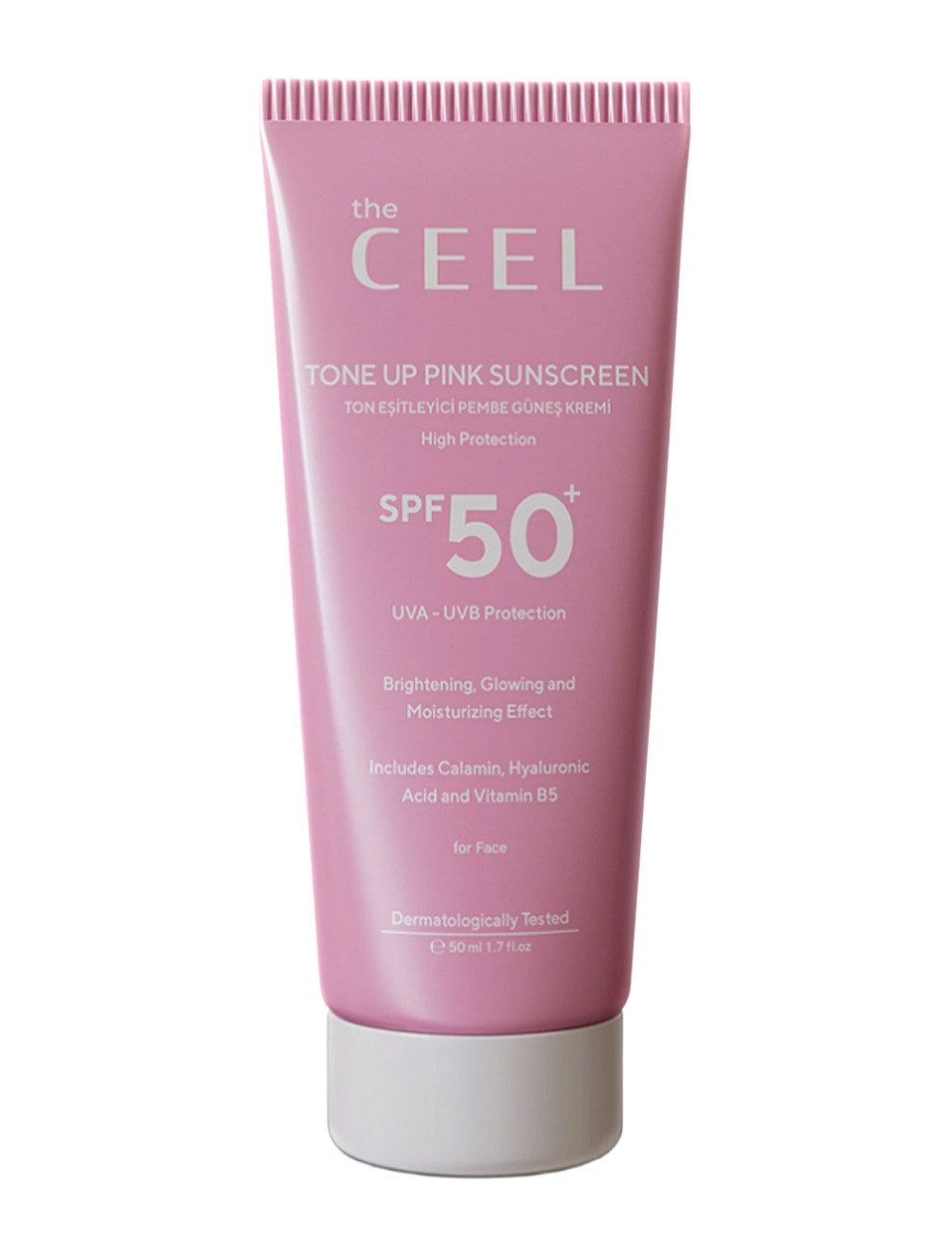 THE CEEL Sonnenschutzcreme Sonnencreme SPF 50+ Ausgleichender Teint Glutathion Hyaluronsäure, SPF 50+ Sonnenschutz mit Glutathion & Hyaluronsäure–Ebenmäßiger Teint
