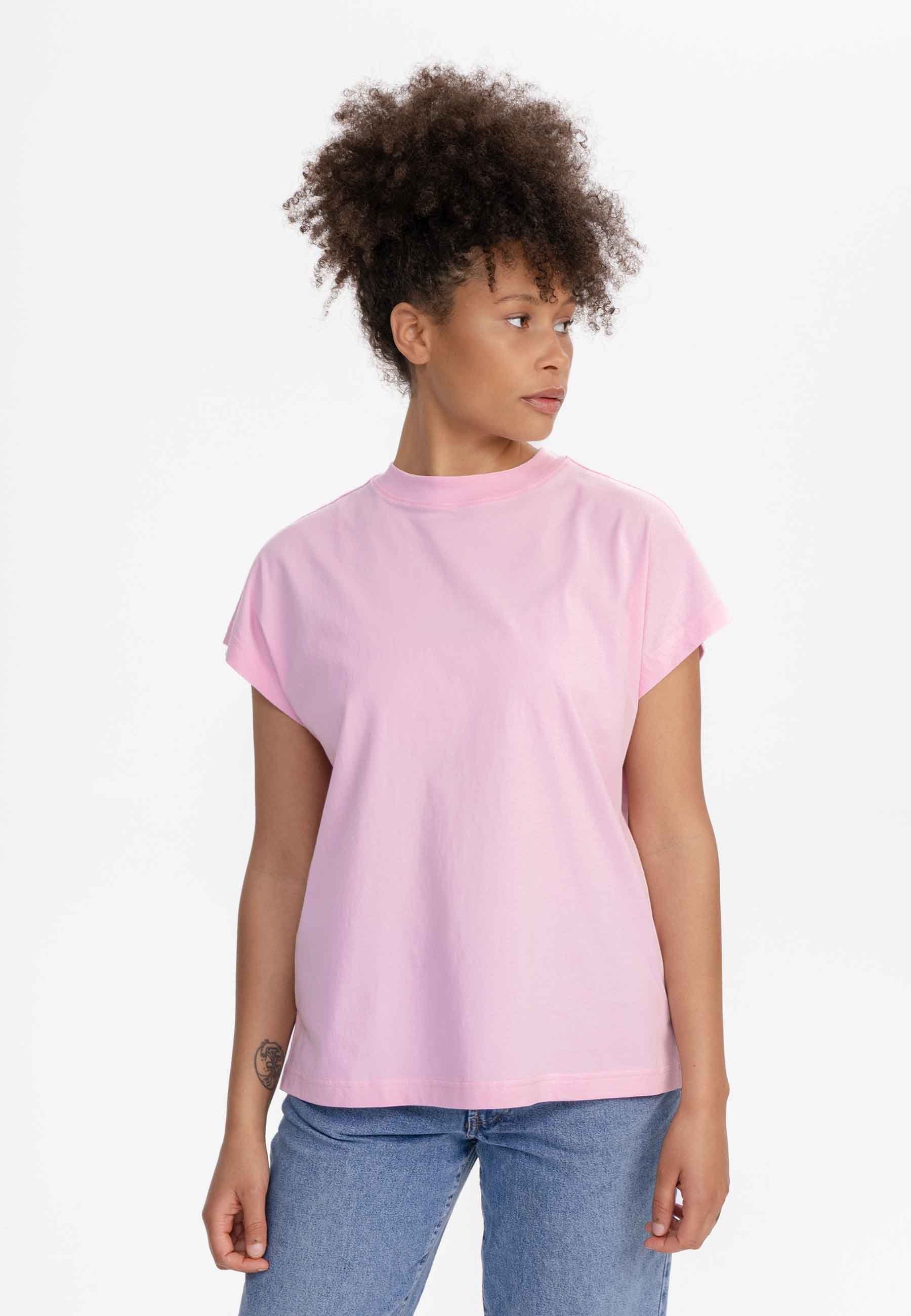 MELA Kurzarmshirt T-Shirt MADHU Fein gerippter günstig online kaufen