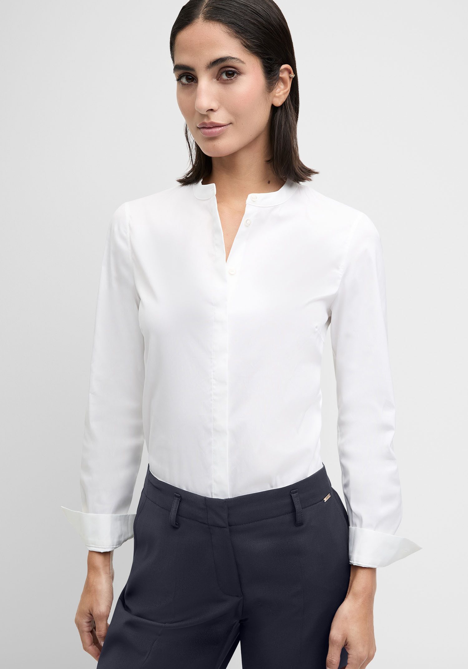 Cinque Hemdbluse CIPAPER Mit Markenlabelplättchen am Saum günstig online kaufen