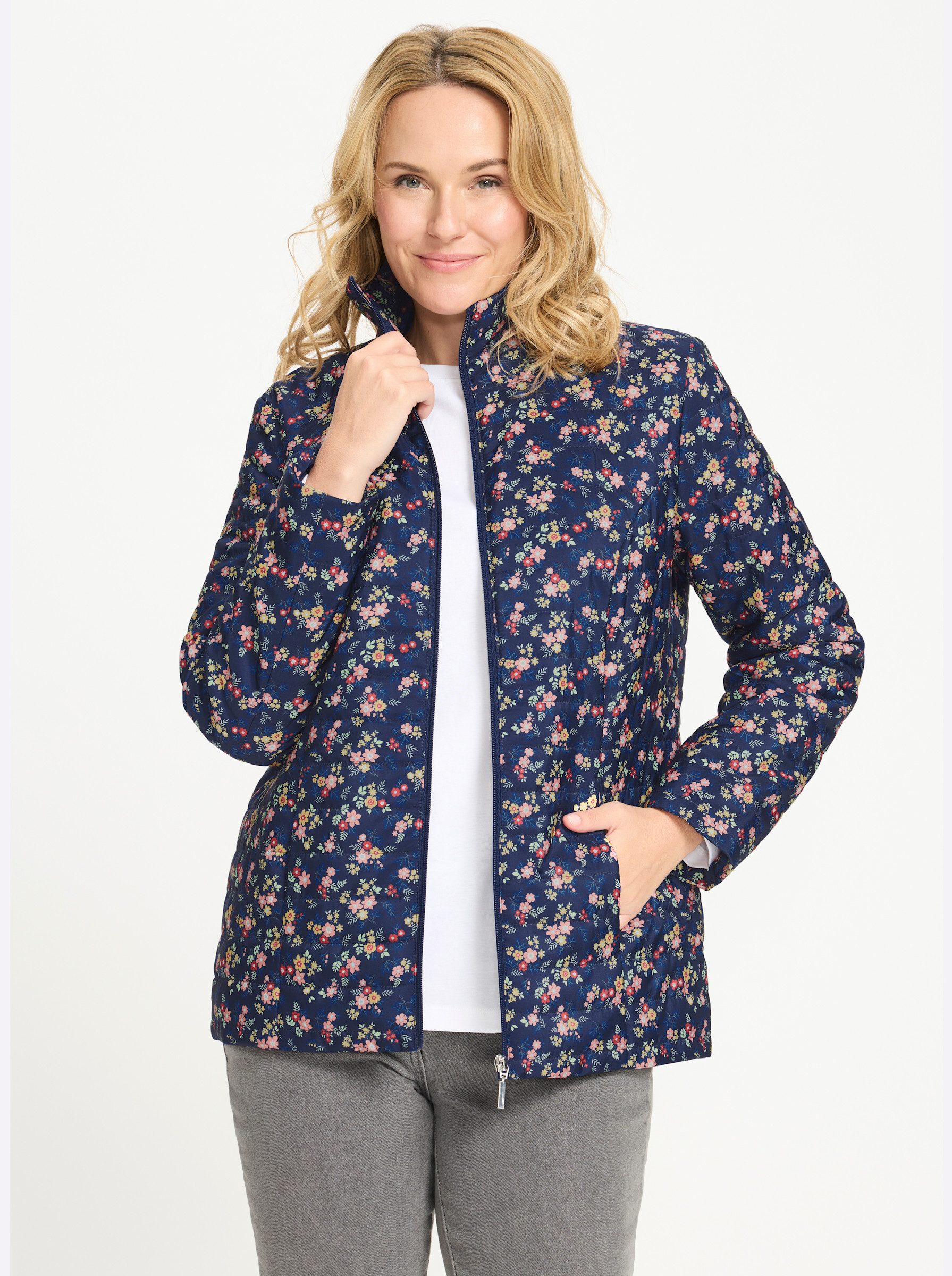 Sieh an! Allwetterjacke Steppjacke Langarm