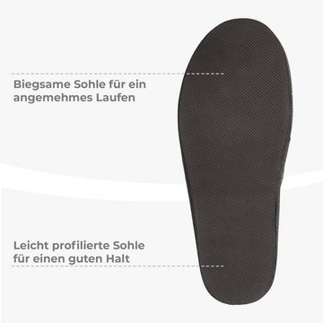 filsko Wolmar Elegante Leder Pantoffeln für Herren Hausschuh Bis Schuhgröße 50!