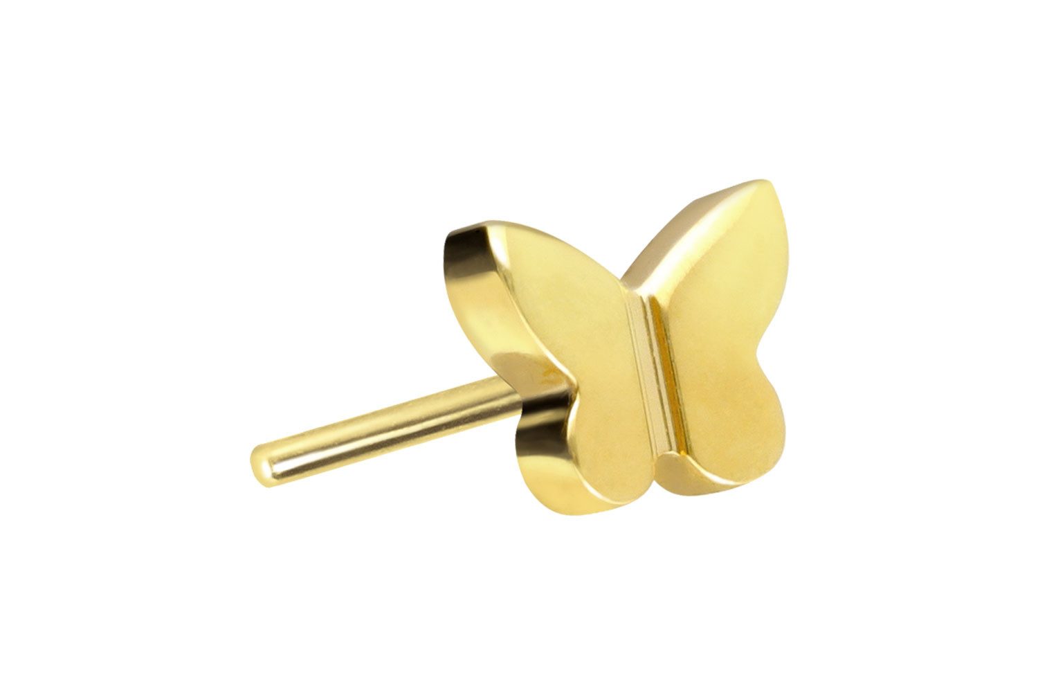 Piercing-Set Titan Aufsatz mit Push Pin SCHMETTERLING