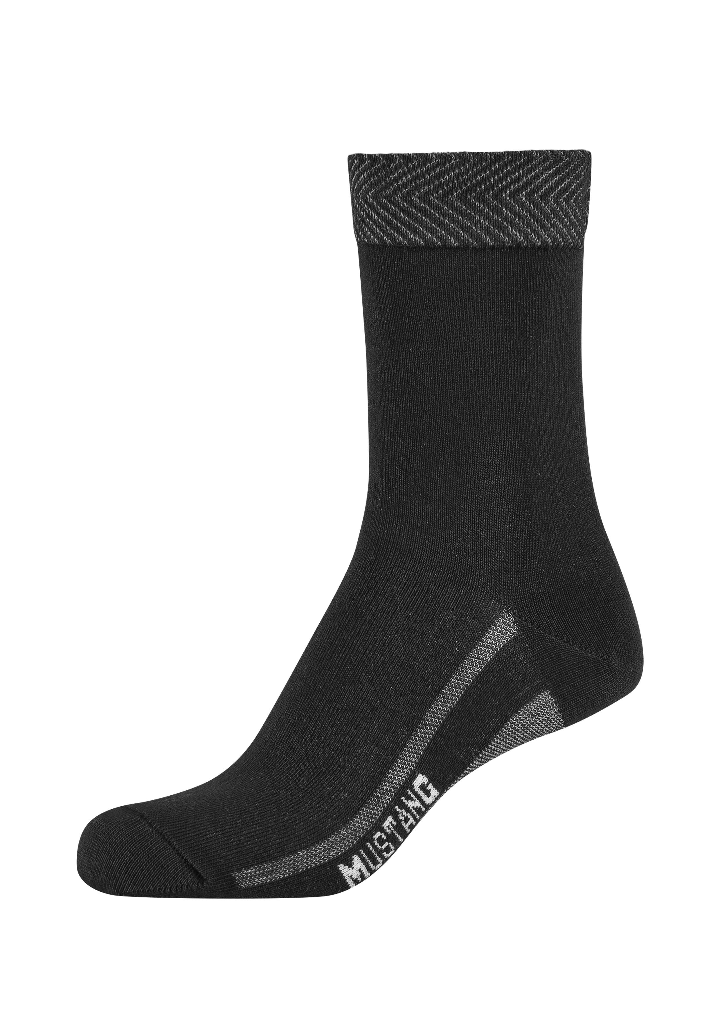 MUSTANG Socken (6-Paar) mit verstärktem Fersen- und Zehenbereich – Bild 5 von 5