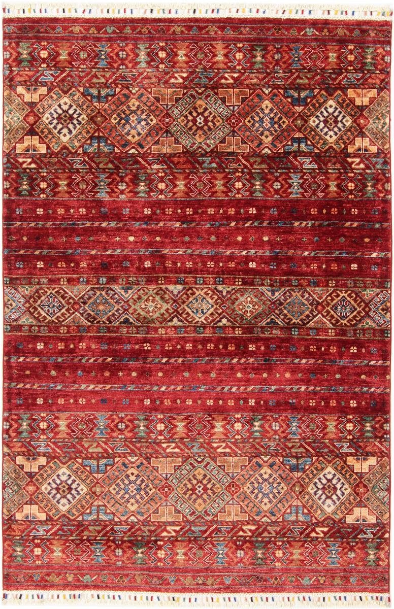 Orientteppich Arijana Shaal 130x191 Handgeknüpfter Orientteppich, Nain Trading, rechteckig, Höhe: 5 mm