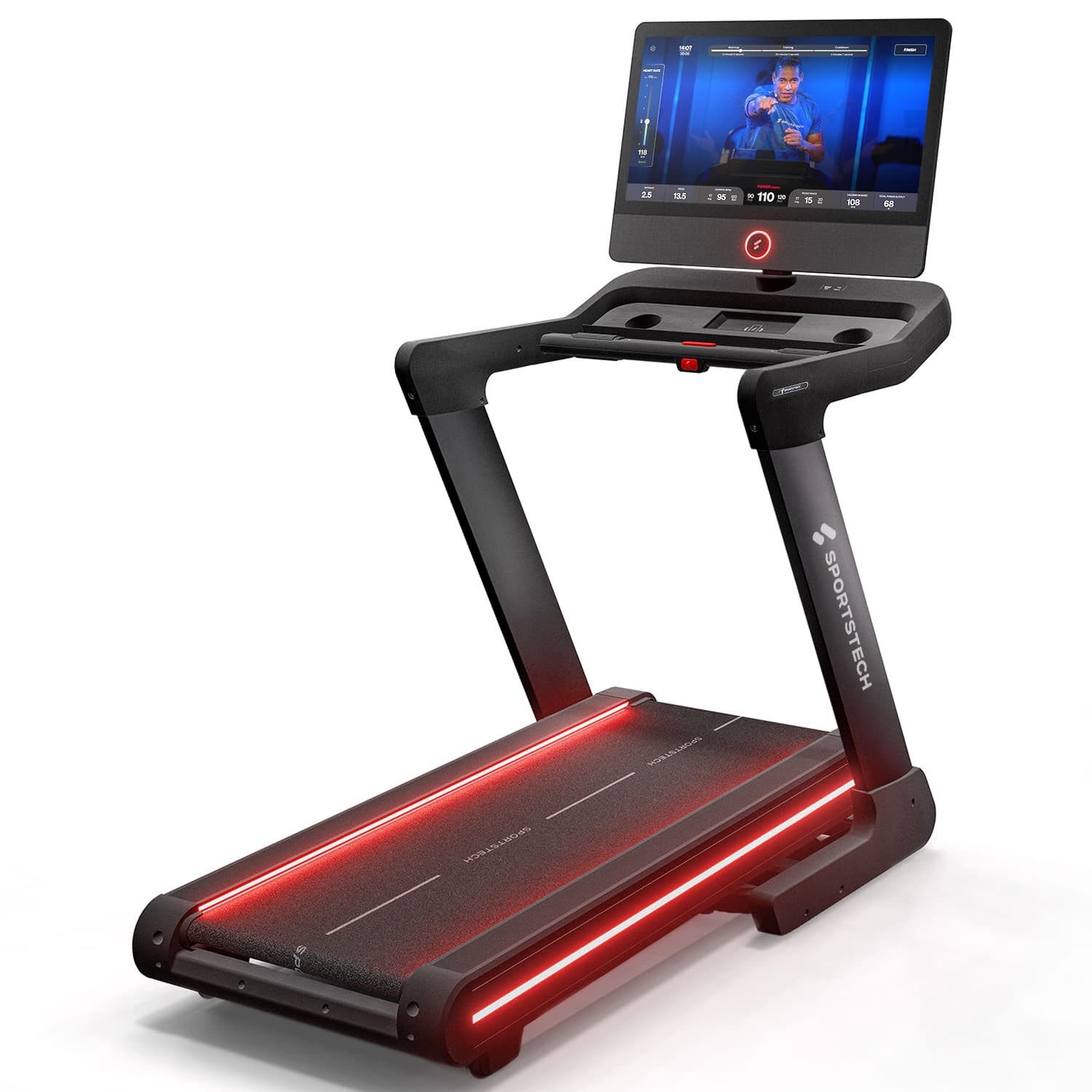 Sportstech Laufband Sportstech sTread Pro, manuelles Schmiersystem