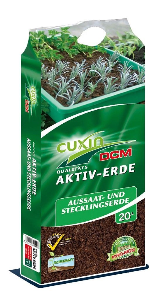 Spezialerde CUXIN DCM Aktiv-Erde Aussaat-und Stecklingserde 20 l