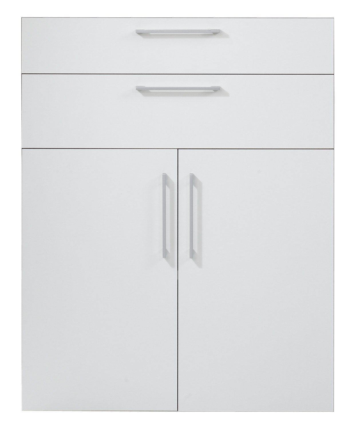 Tvilum Полкиlement Tür-/Schubkasten-Set 4-teilig PRIMA, 84 x 105 cm, Weiß, mit 2 Türen und 2 Schubladen