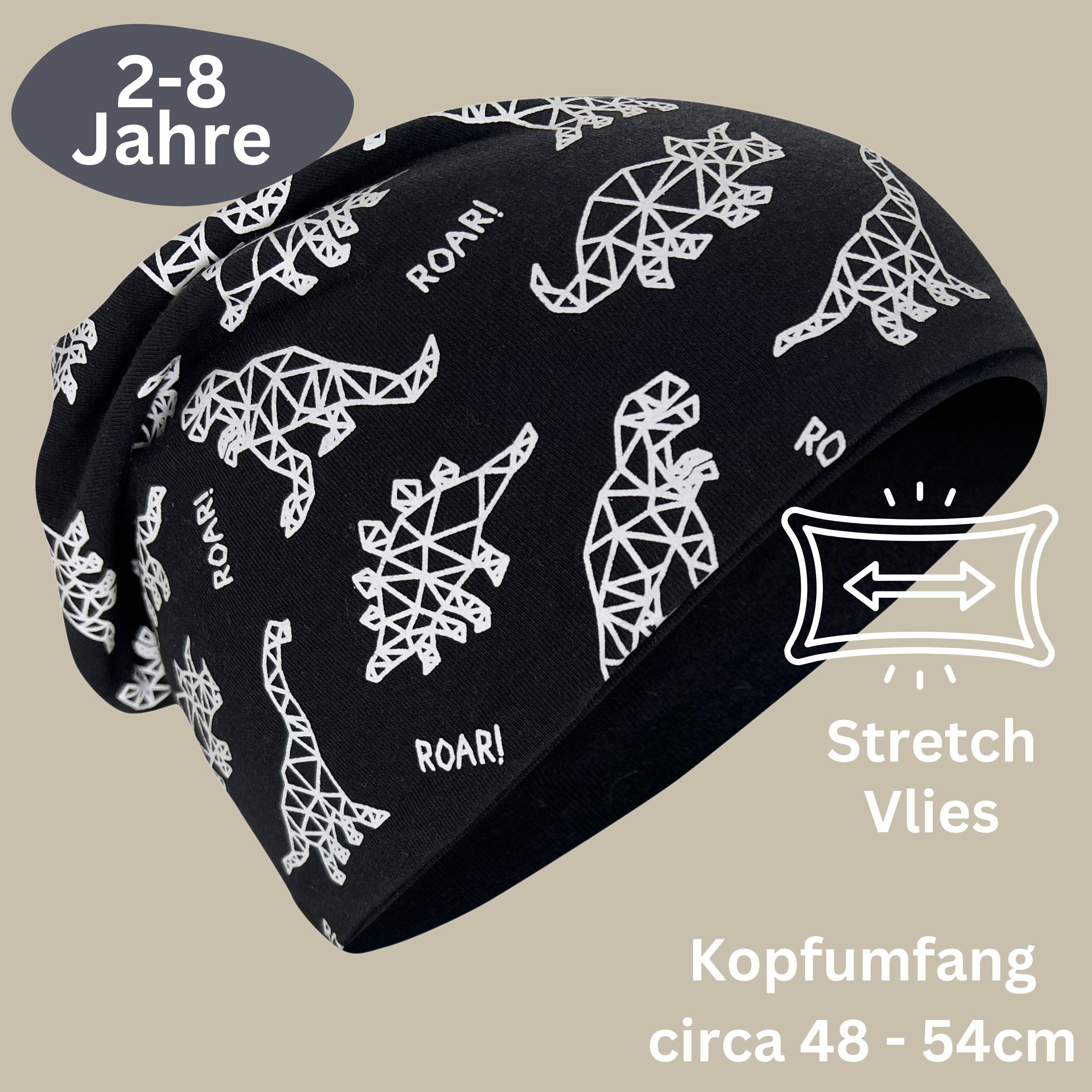 HECKBO Beanie 360° Reflektor Kinder Beanie Mütze & Loop Schal Set