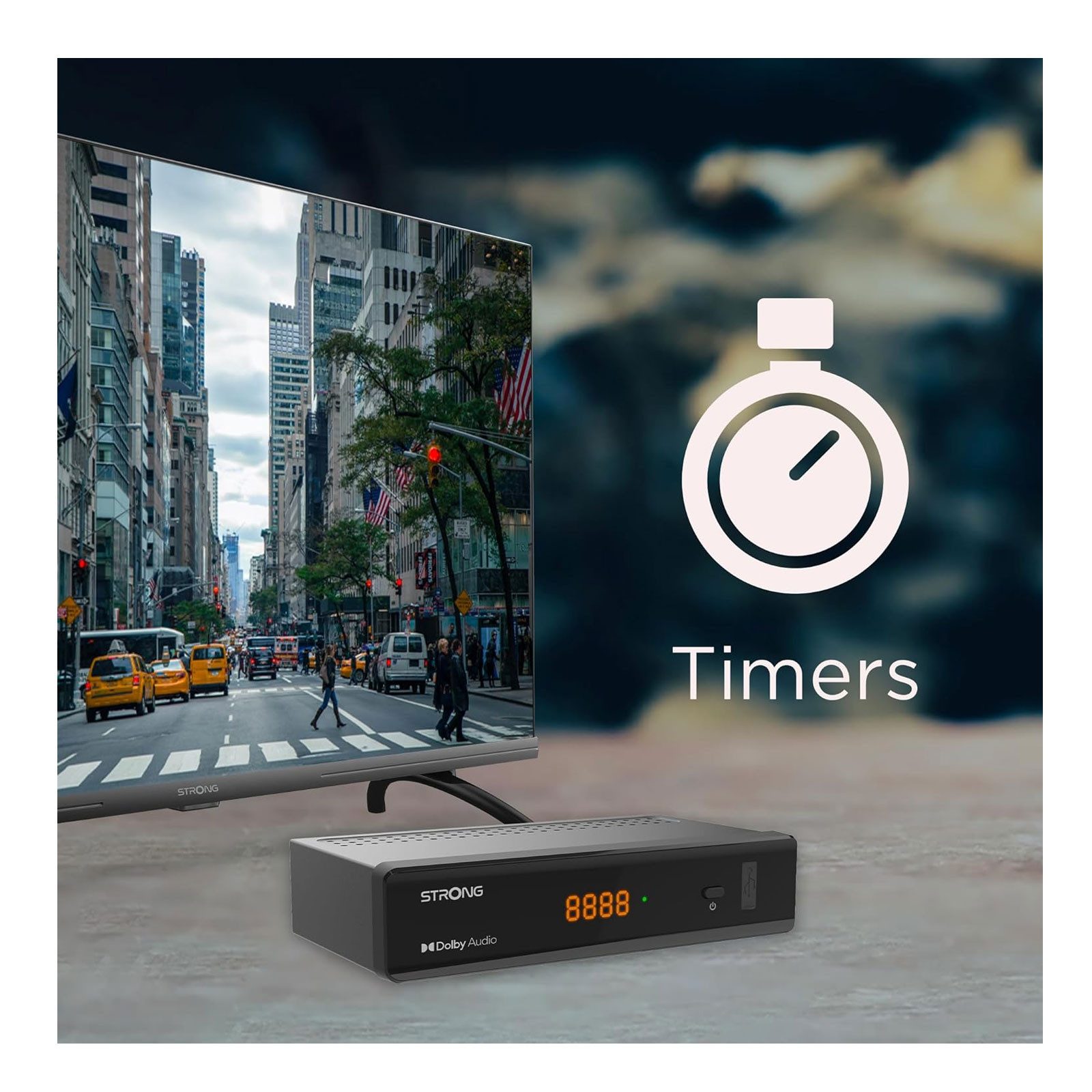 Strong SRT 7040 DVB-S2 SAT-Receiver (DVB-T-Tuner, HDTV Receiver, SatCR-Anschluss)