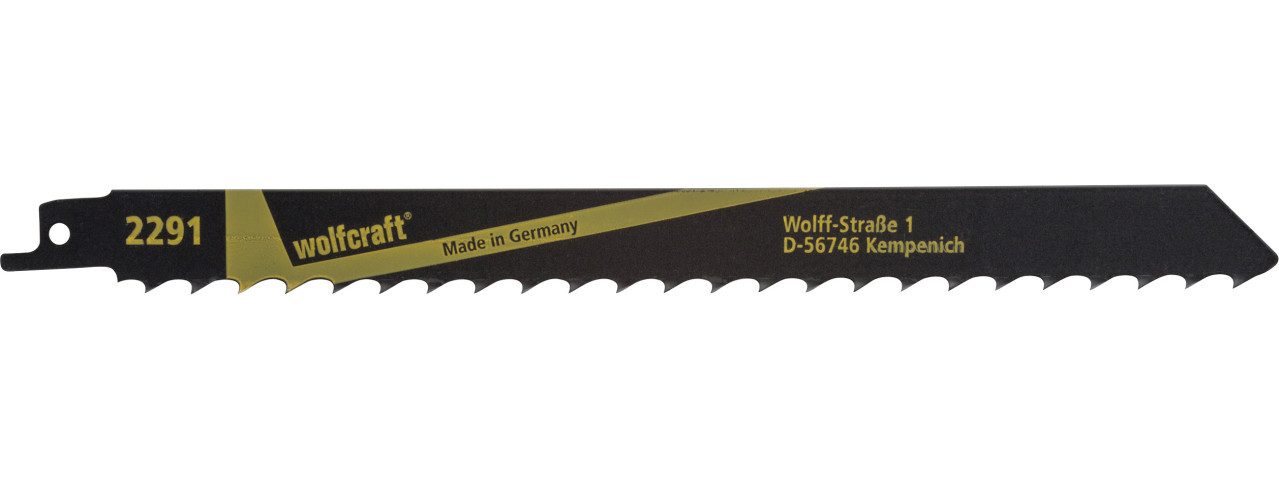 Wolfcraft Säbelsägeblatt Wolfcraft Säbelsägeblatt-Set 210 mm HCS 2 Stück