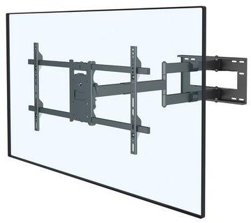 my wall H27-1XL TV-Wandhalterung, (bis 90 Zoll, Packung, 1-teilig, Vollbewegliche XL Wandhalter für LCD TV)