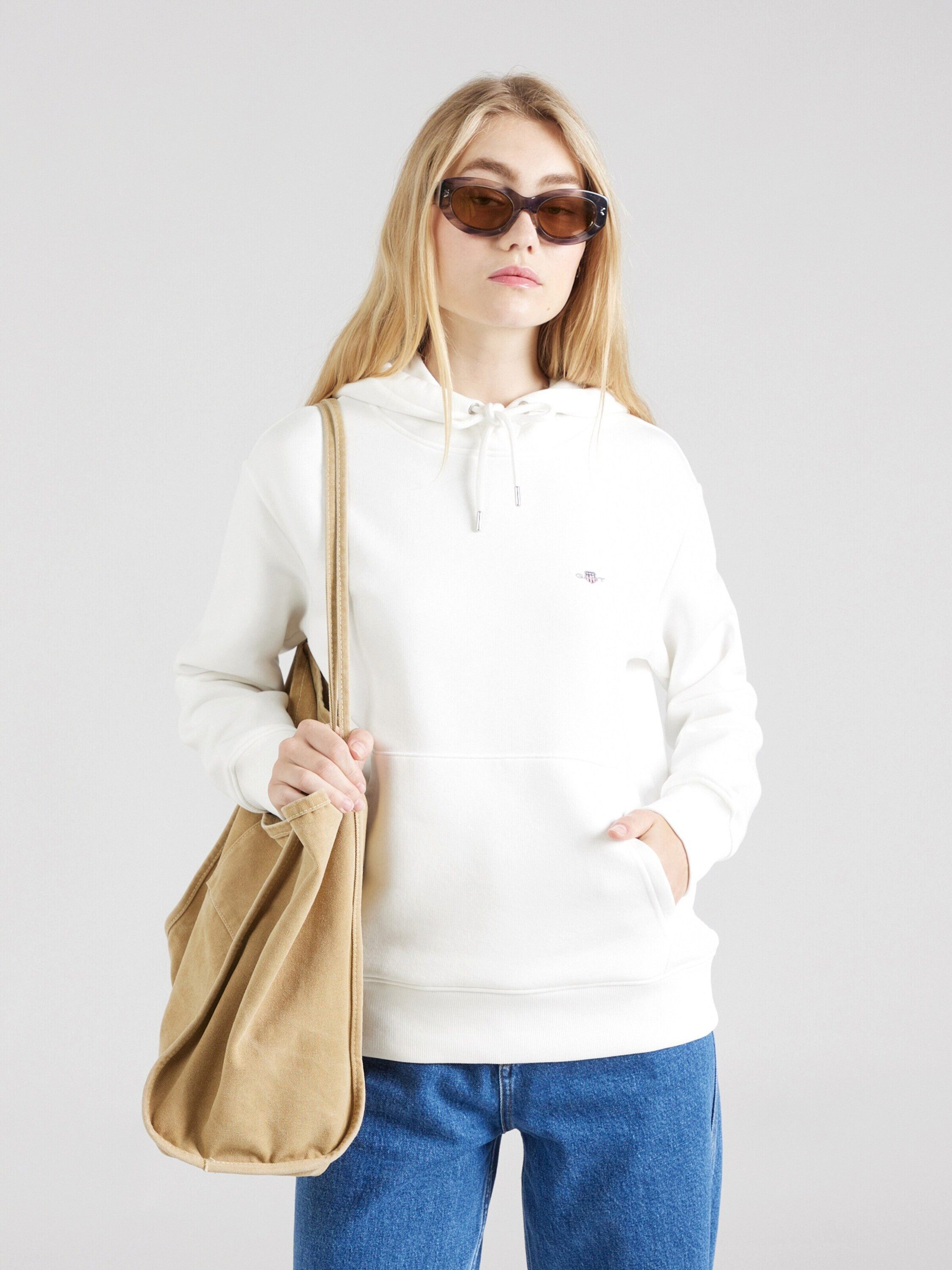 Gant Sweatshirt (1-tlg) Stickerei