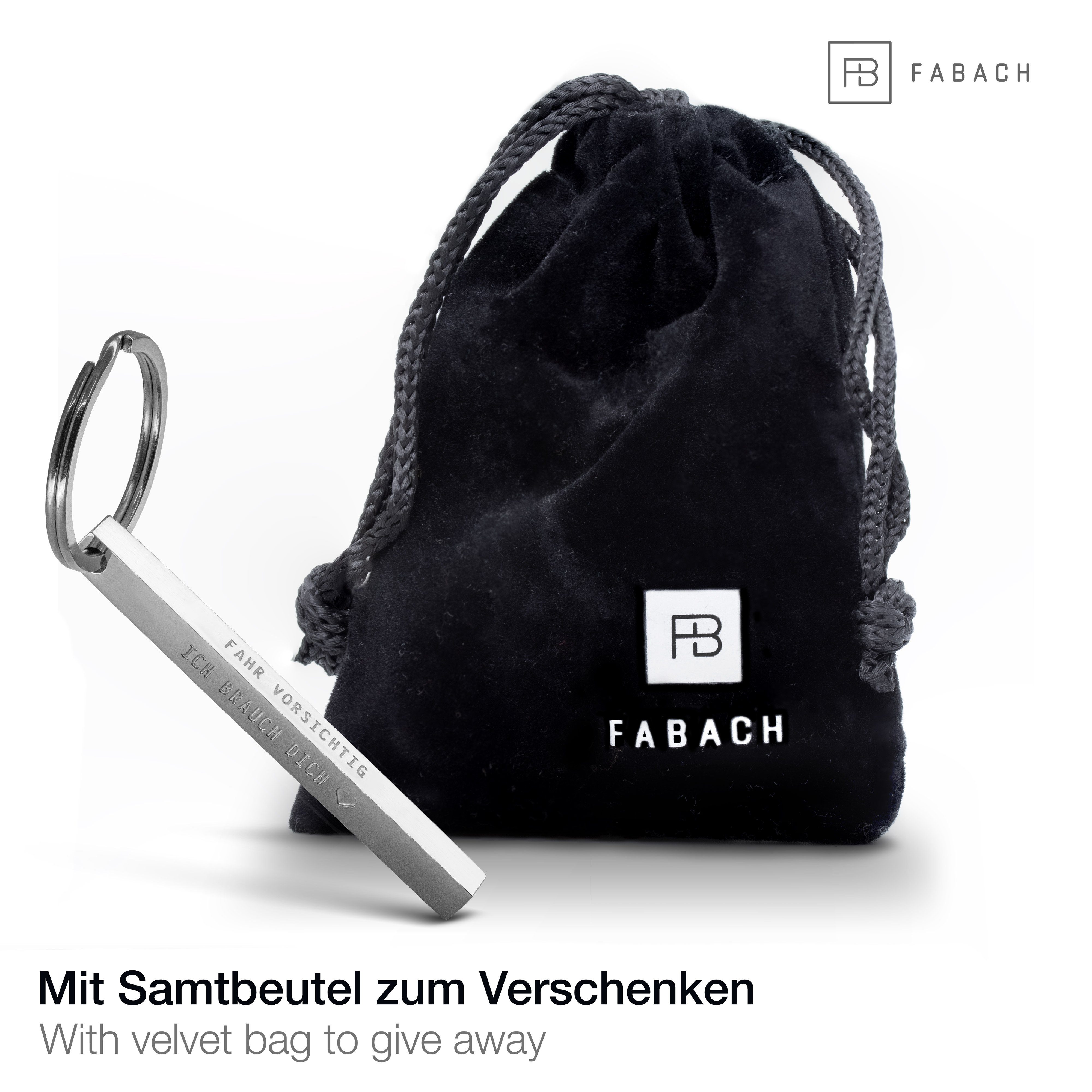 FABACH Schlüsselanhänger Cuboid aus Edelstahl mit günstig online kaufen