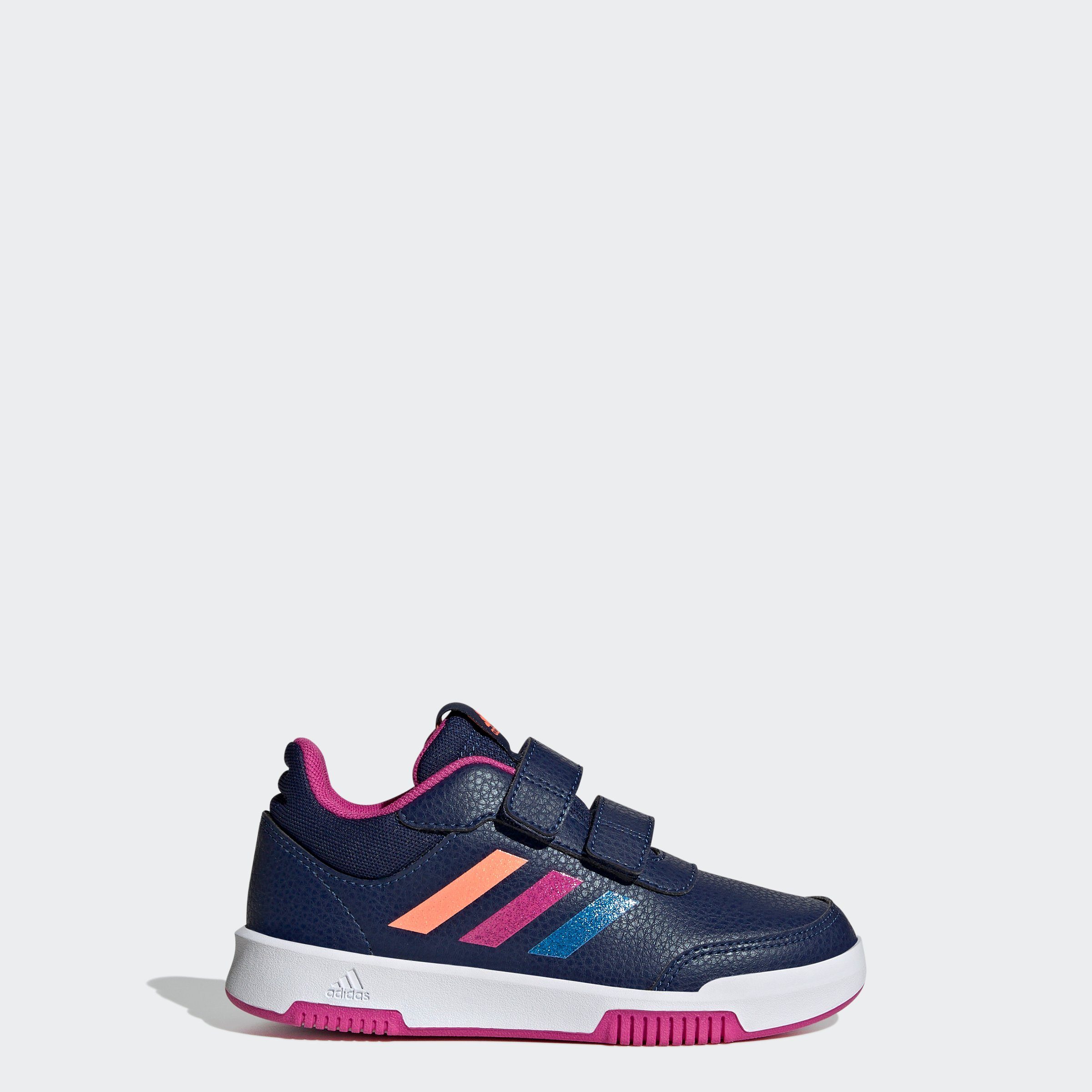 AND Lucid mit Dark Fuchsia Blue / Sportswear Blue Fusion Klettverschluss Klettschuh HOOK / adidas LOOP TENSAUR