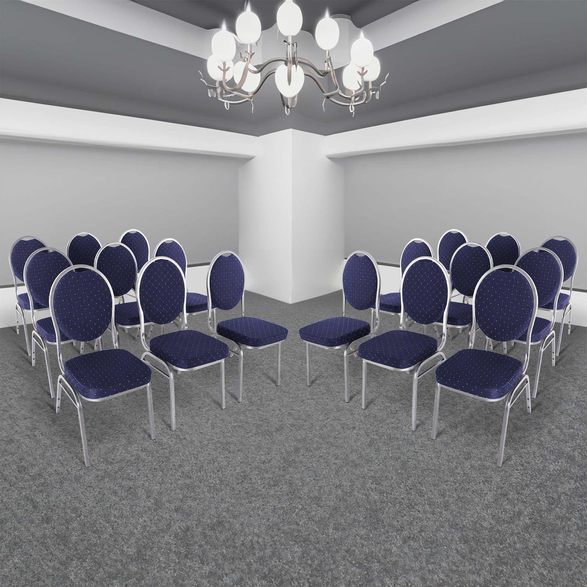 Raburg Stapelstuhl Bankettstuhl, stapelbar, für Konferenz, Seminar & Wartez günstig online kaufen