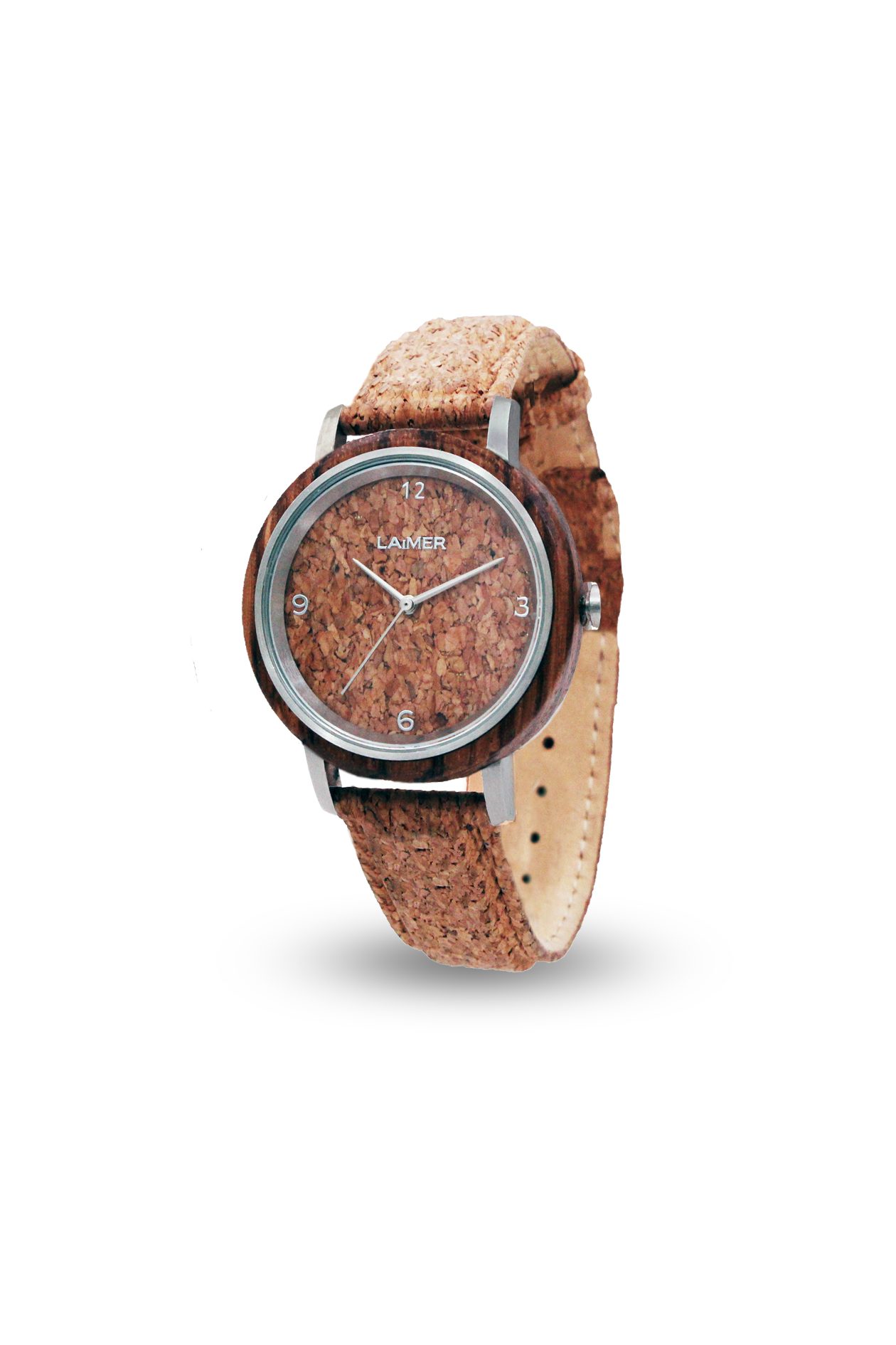 LAiMER Quarzuhr Damen Armbanduhr Jutta Kork 0133